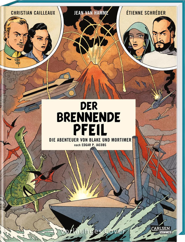 Buchcover von 'Blake und Mortimer Spezial 2: Der brennende Pfeil' - Gebundene Ausgabe von Jean Van Hamme