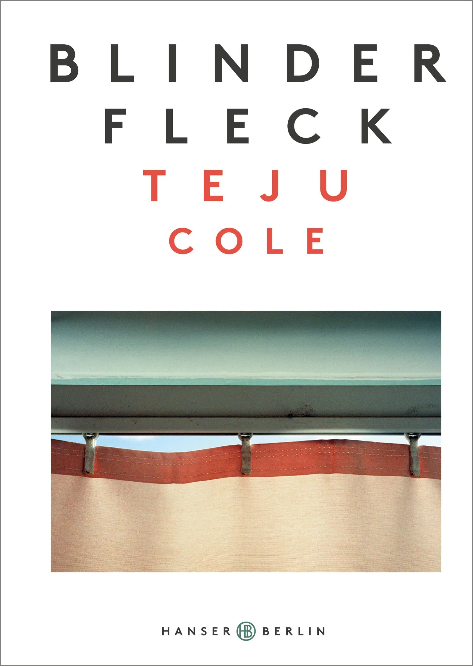 Buchcover von 'Blinder Fleck' - Gebundene Ausgabe von Teju Cole