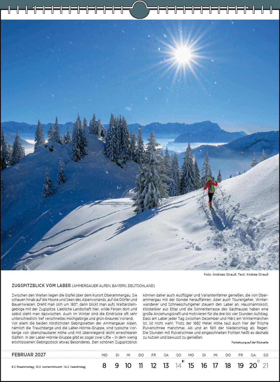 Blodigs Alpenkalender 2027 – Ansicht