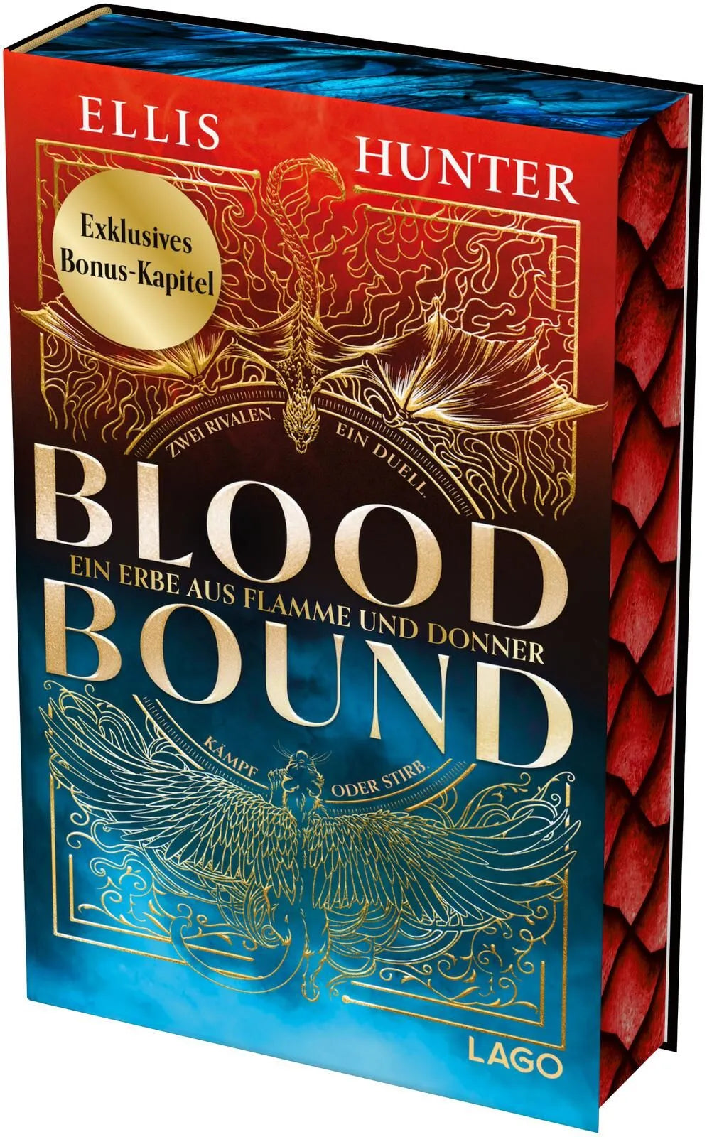 Cover: Blood Bound – Ein Erbe aus Flamme und Donner (Hardcover) von Ellis Hunter
