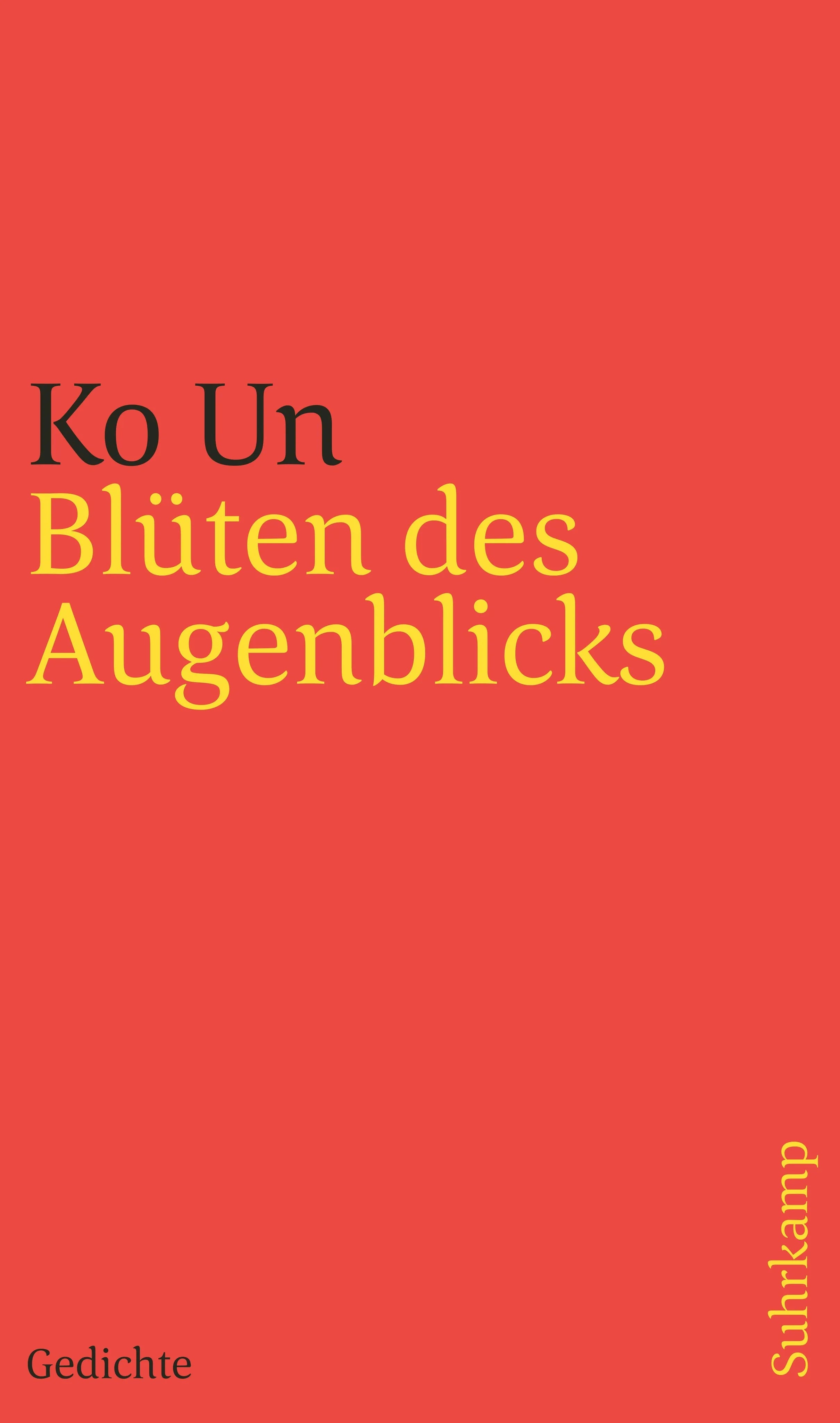 Buchcover von 'Blüten des Augenblicks' - Taschenbuch von Ko Un