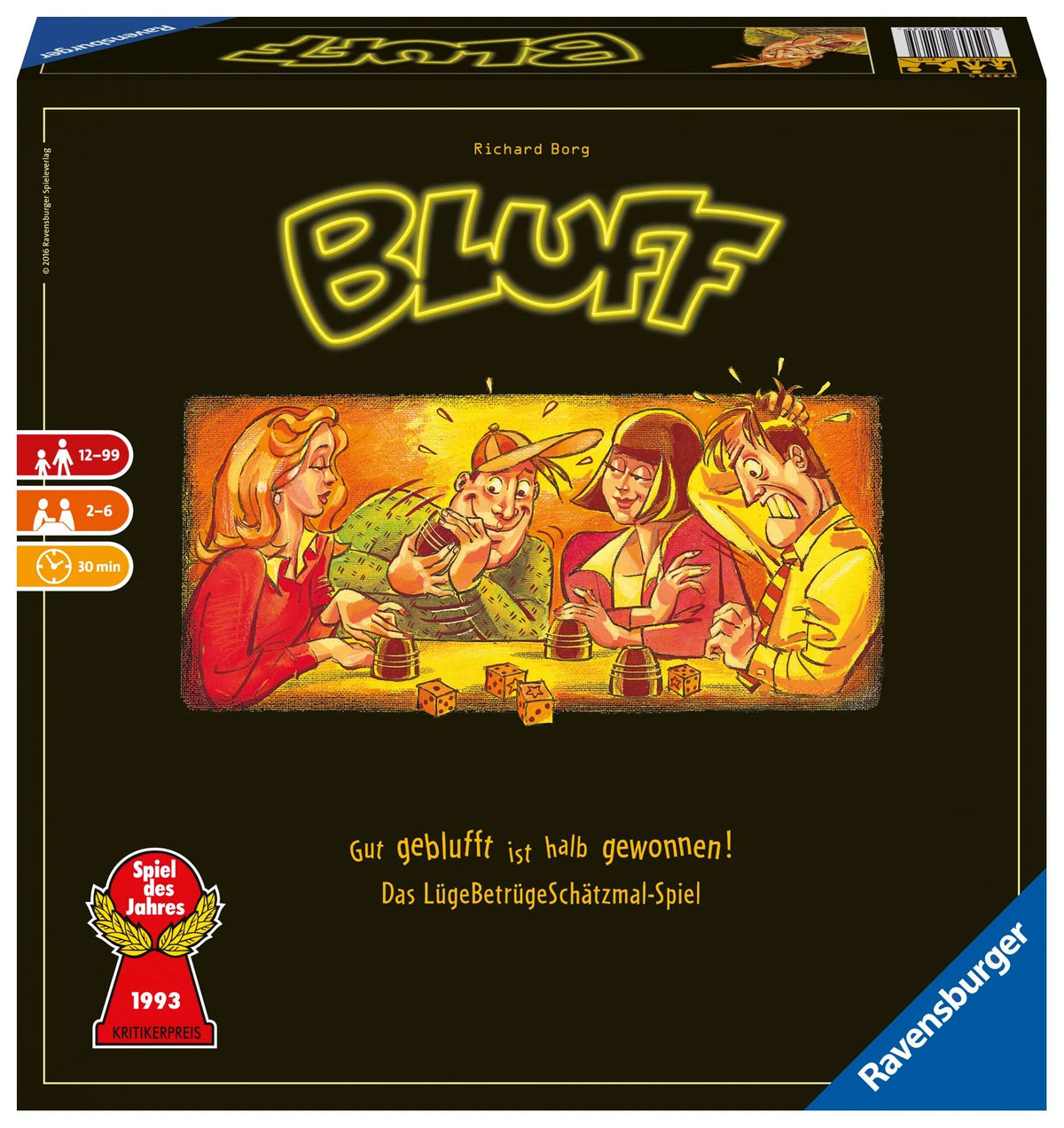 Familienspiel: Bluff - Spiele für Erwachsene ab 12 Jahre