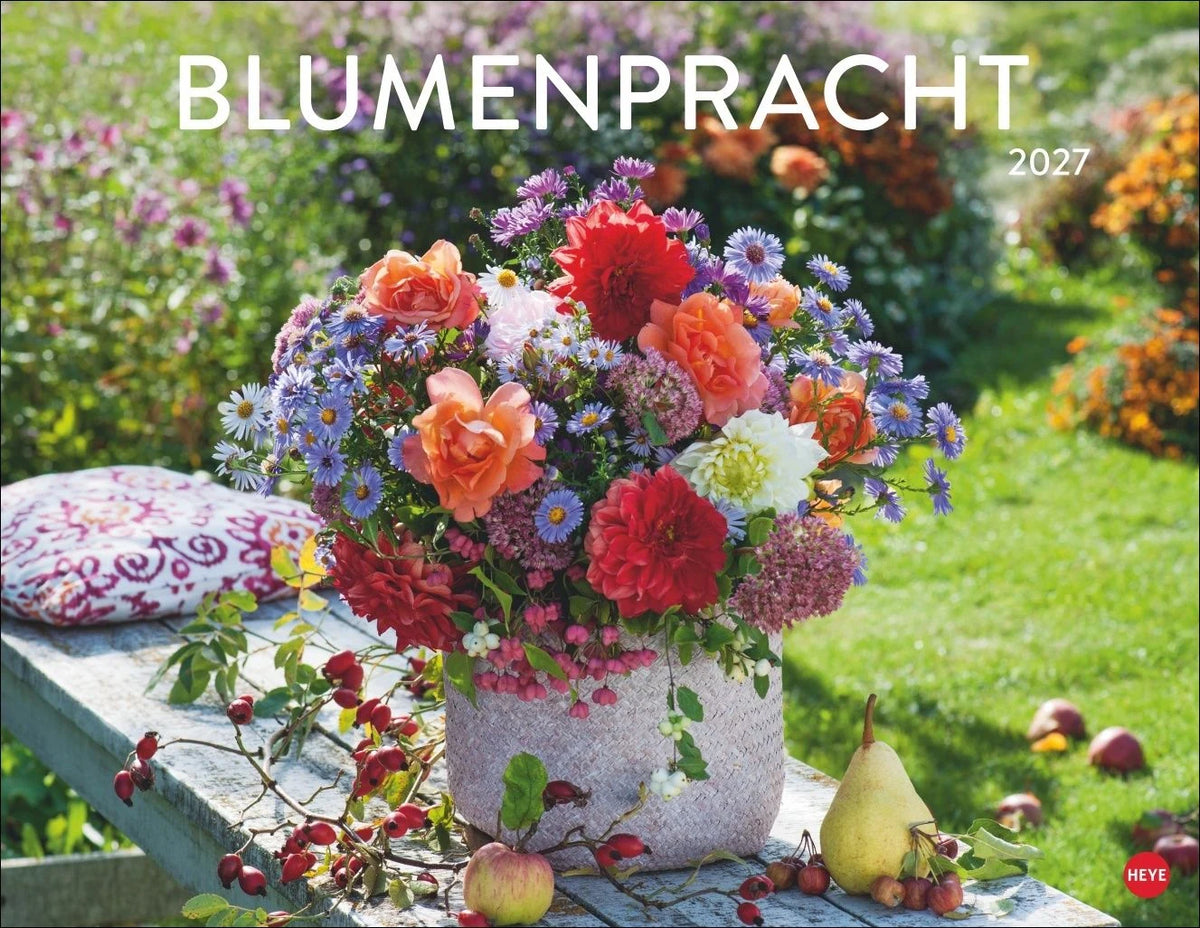 Wandkalender: Blumenpracht Posterkalender 2027