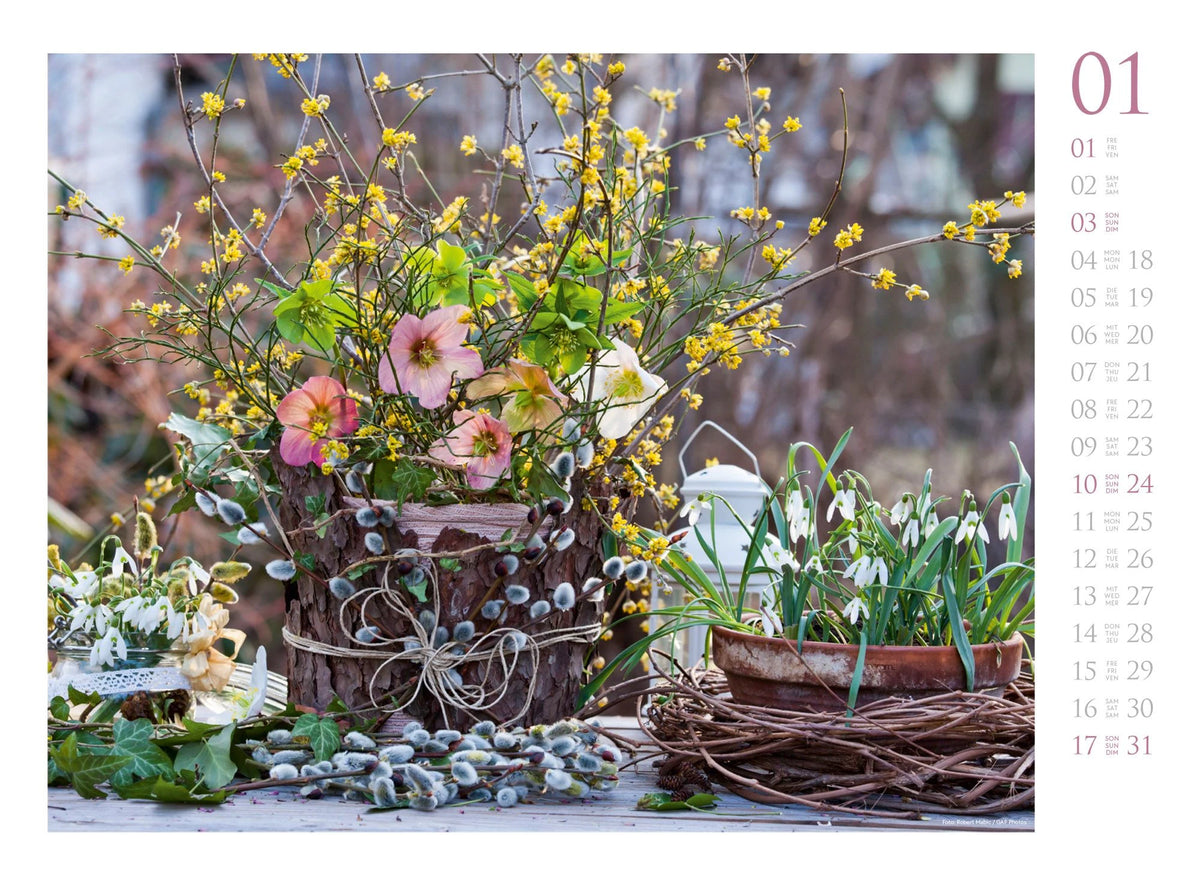 Blumenzauber Kalender 2027 – Ansicht