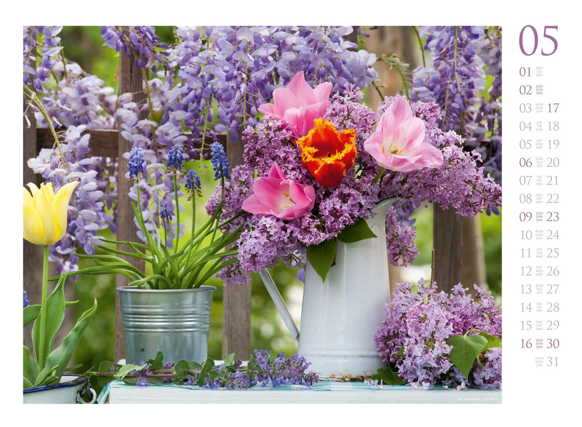 Blumenzauber Kalender 2027 – Ansicht