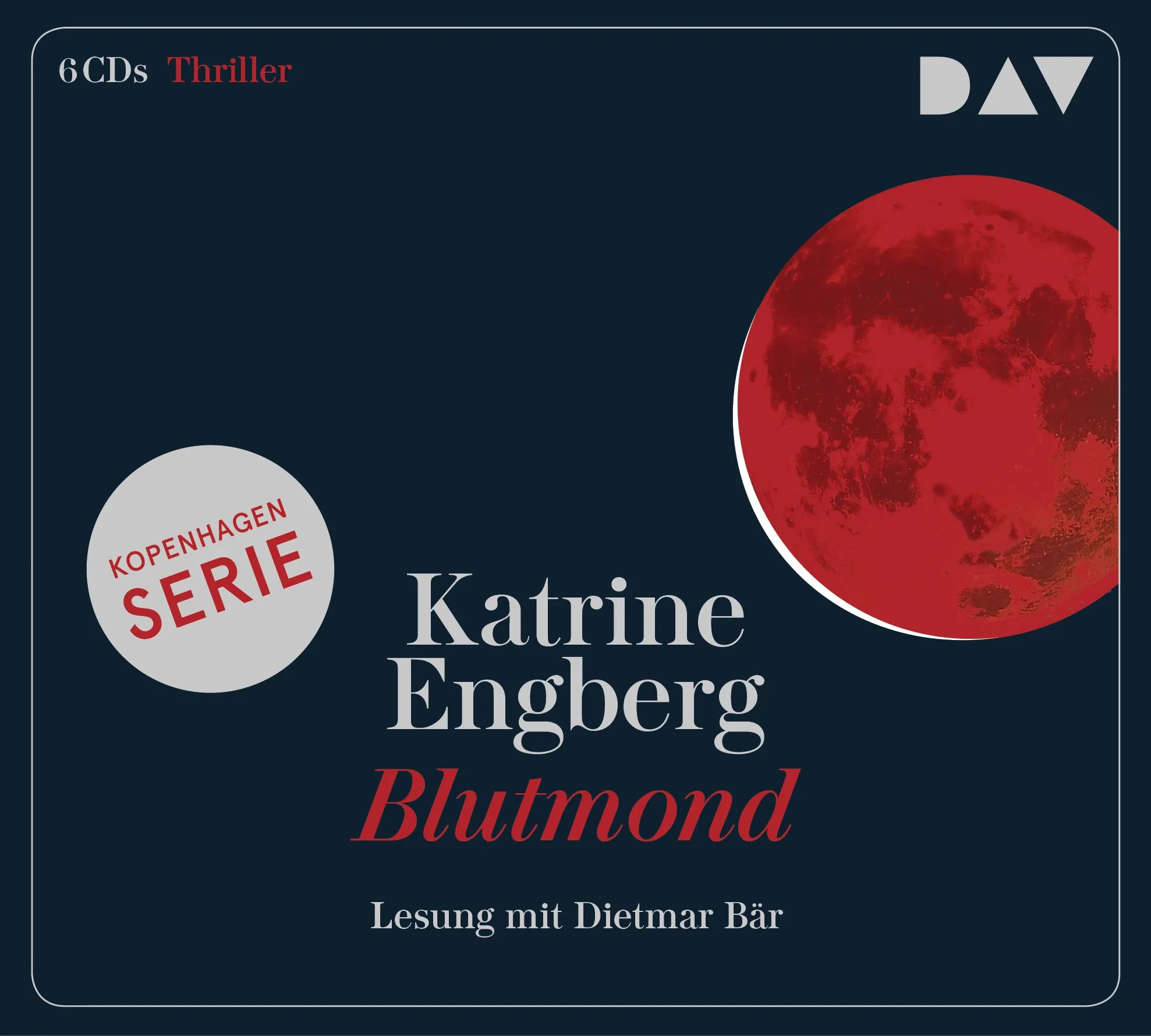 Buchcover von 'Blutmond. Ein Kopenhagen-Thriller' - Hörbuch (CD) von Katrine Engberg
