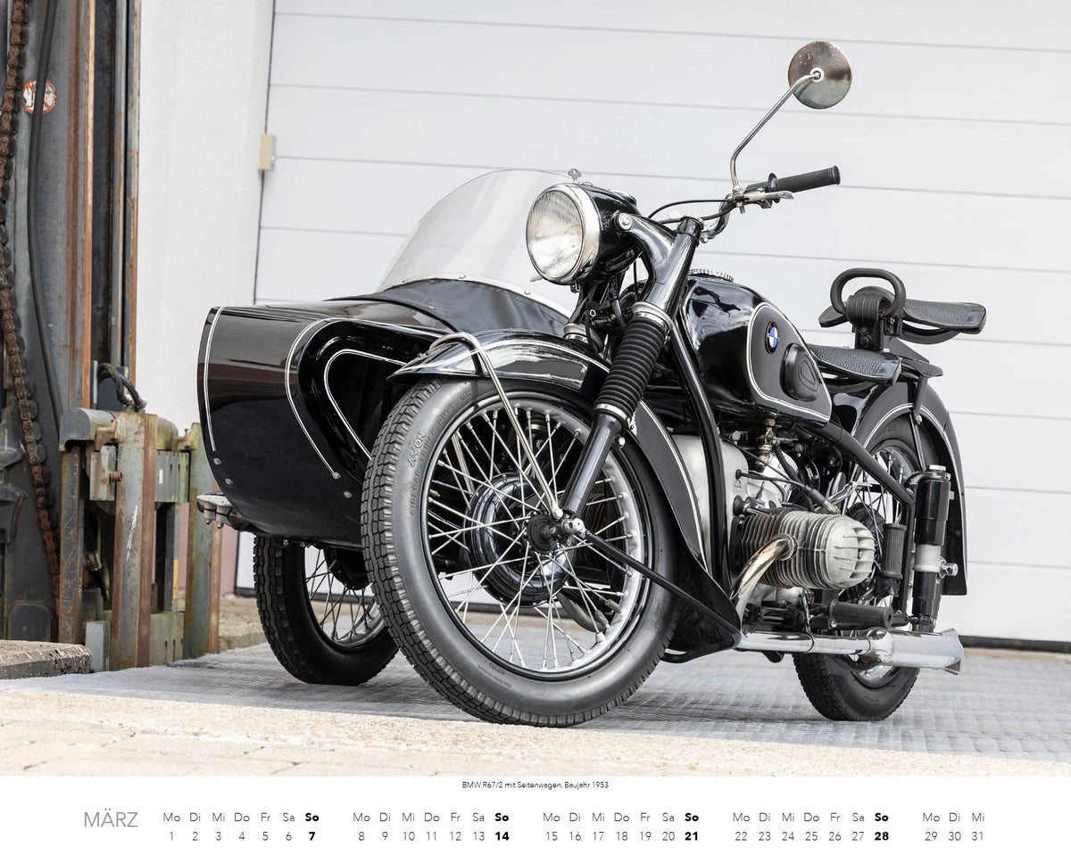 BMW Motorräder Kalender 2027 – Ansicht