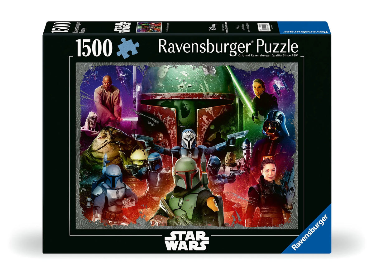 Puzzle: Ravensburger Puzzle 12000427 - Boba Fett: Bounty Hunter - 1500 Teile Star Wars Puzzle für Erwachsene und Kinder ab 14 Jahren