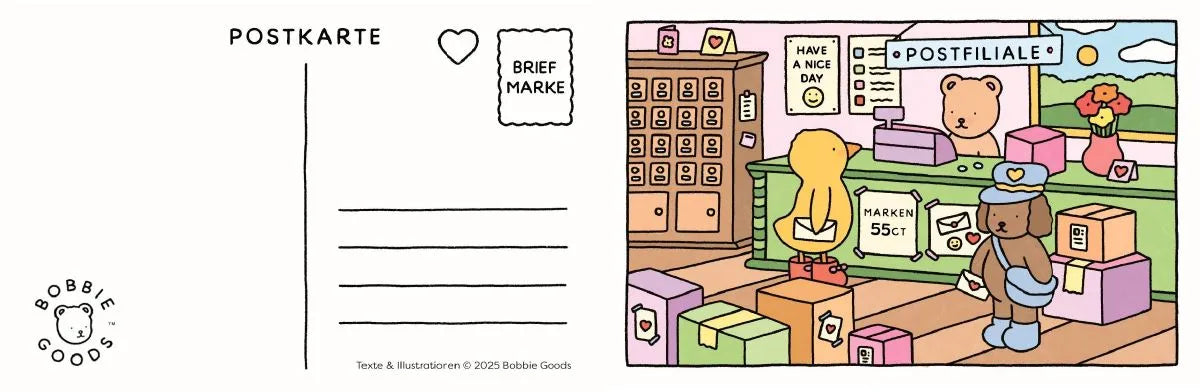 Detailansicht: Bobbie Goods Postkarten Ausmalblock (Taschenbuch)