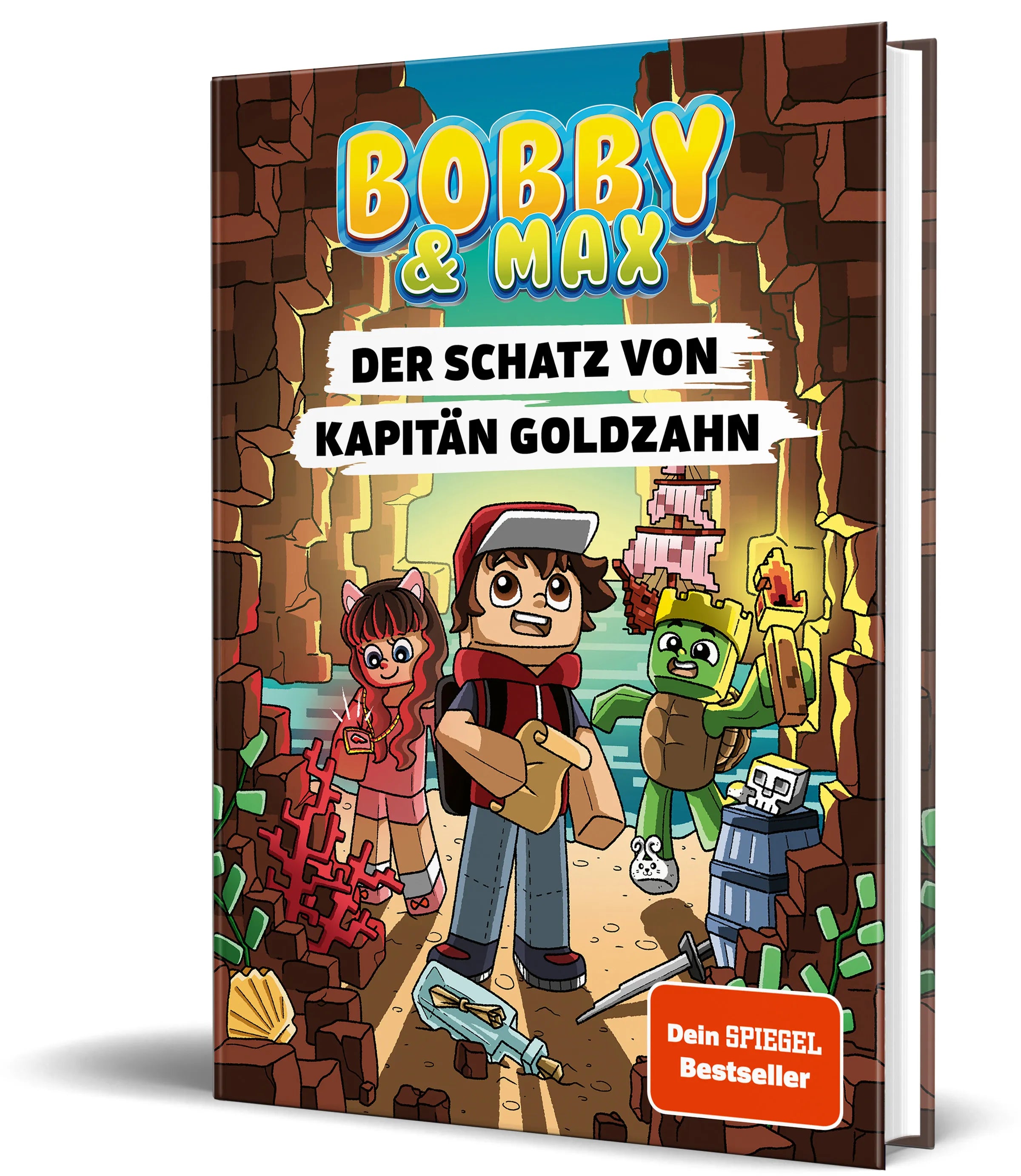 Buchcover von 'Bobby & Max - Der Schatz von Kapitän Goldzahn' - Gebundene Ausgabe von
