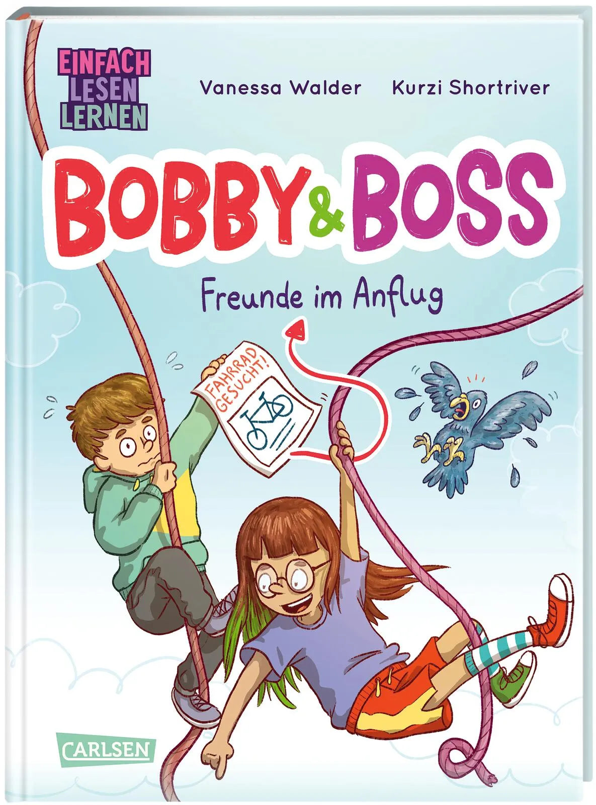 Buchcover von 'Bobby und Boss: Freunde im Anflug' - Gebundene Ausgabe von Vanessa Walder