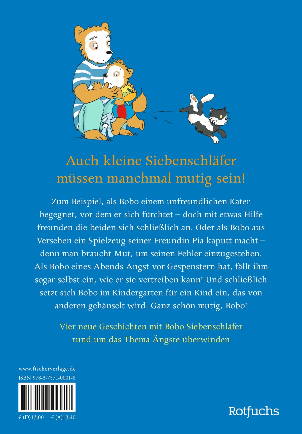 Rückseite: Bobo Siebenschläfer: Ganz schön mutig! (Hardcover)