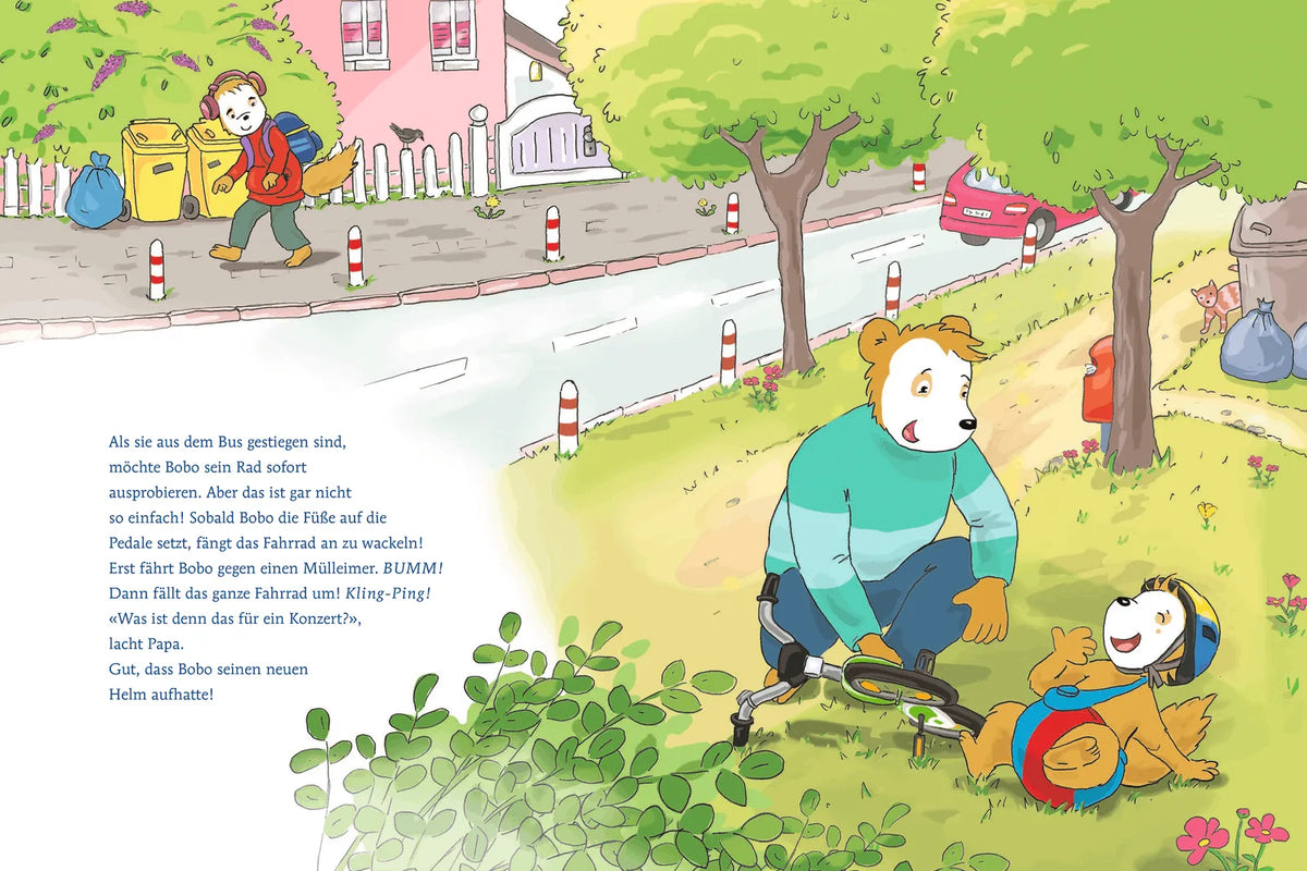 Detailansicht: Bobo Siebenschläfer kann schon Rad fahren (Hardcover)