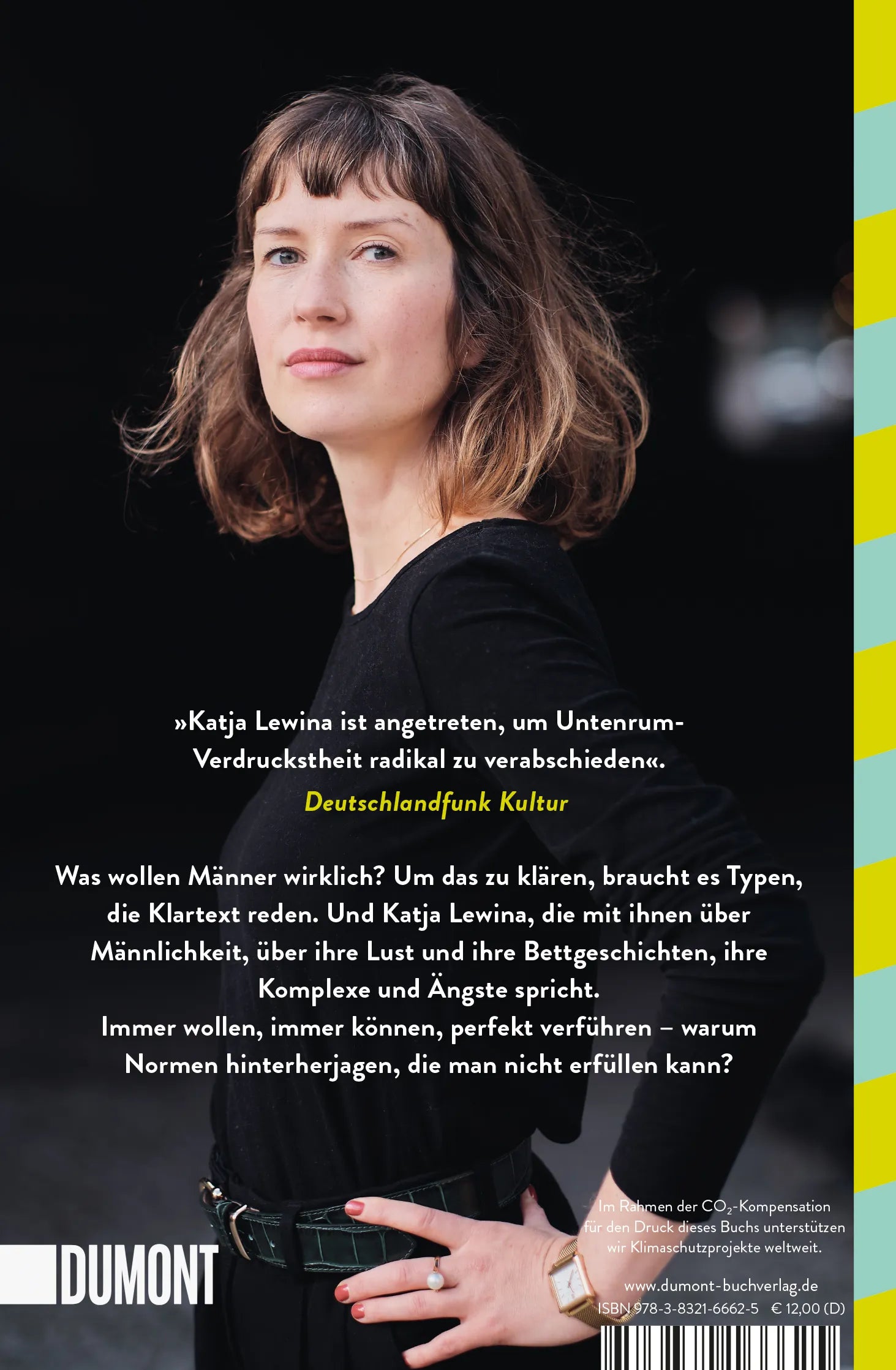 Buchrückseite von 'Bock' mit Klappentext - Taschenbuch