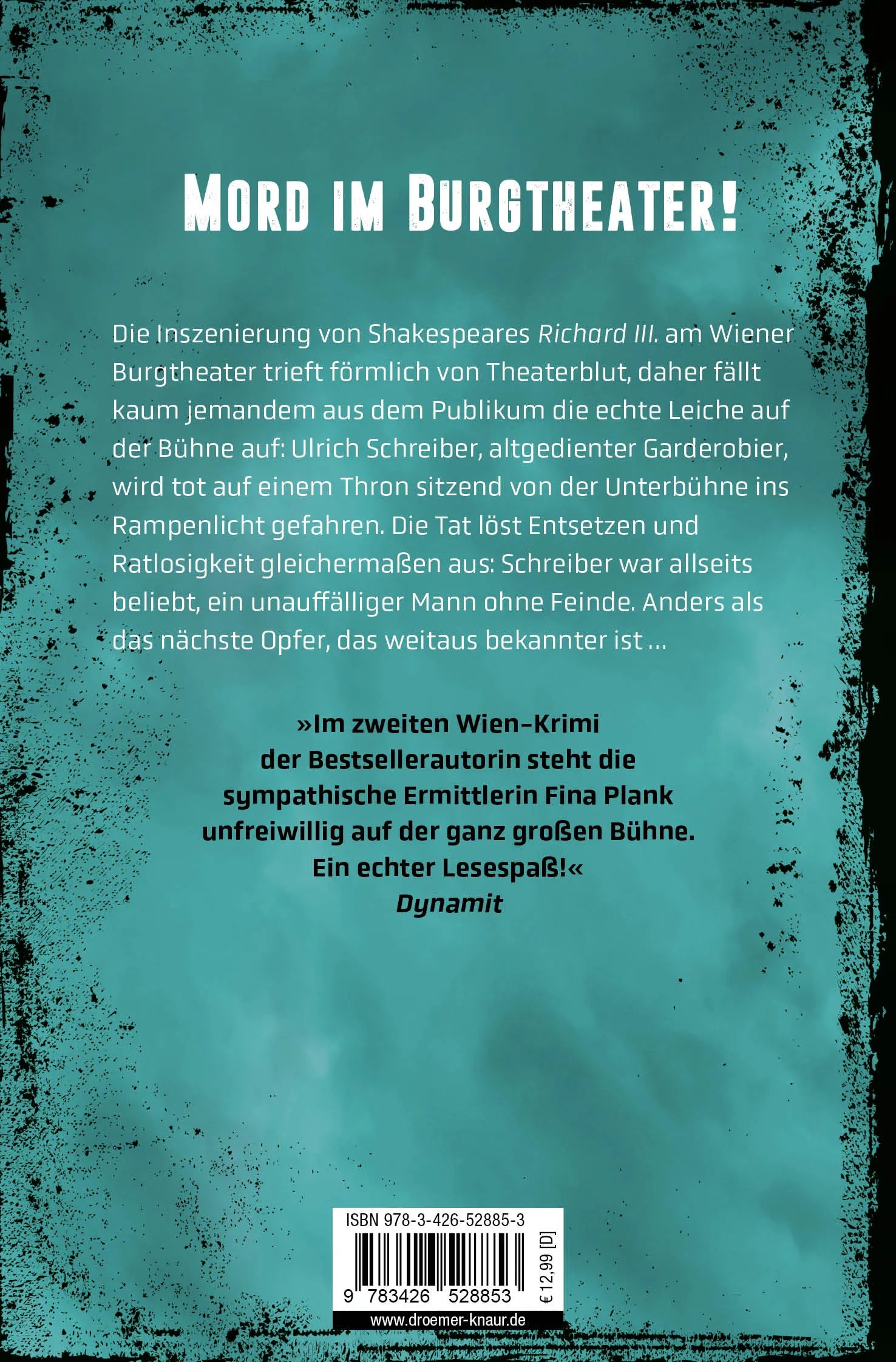 Buchrückseite von 'Böses Licht' mit Klappentext - Taschenbuch
