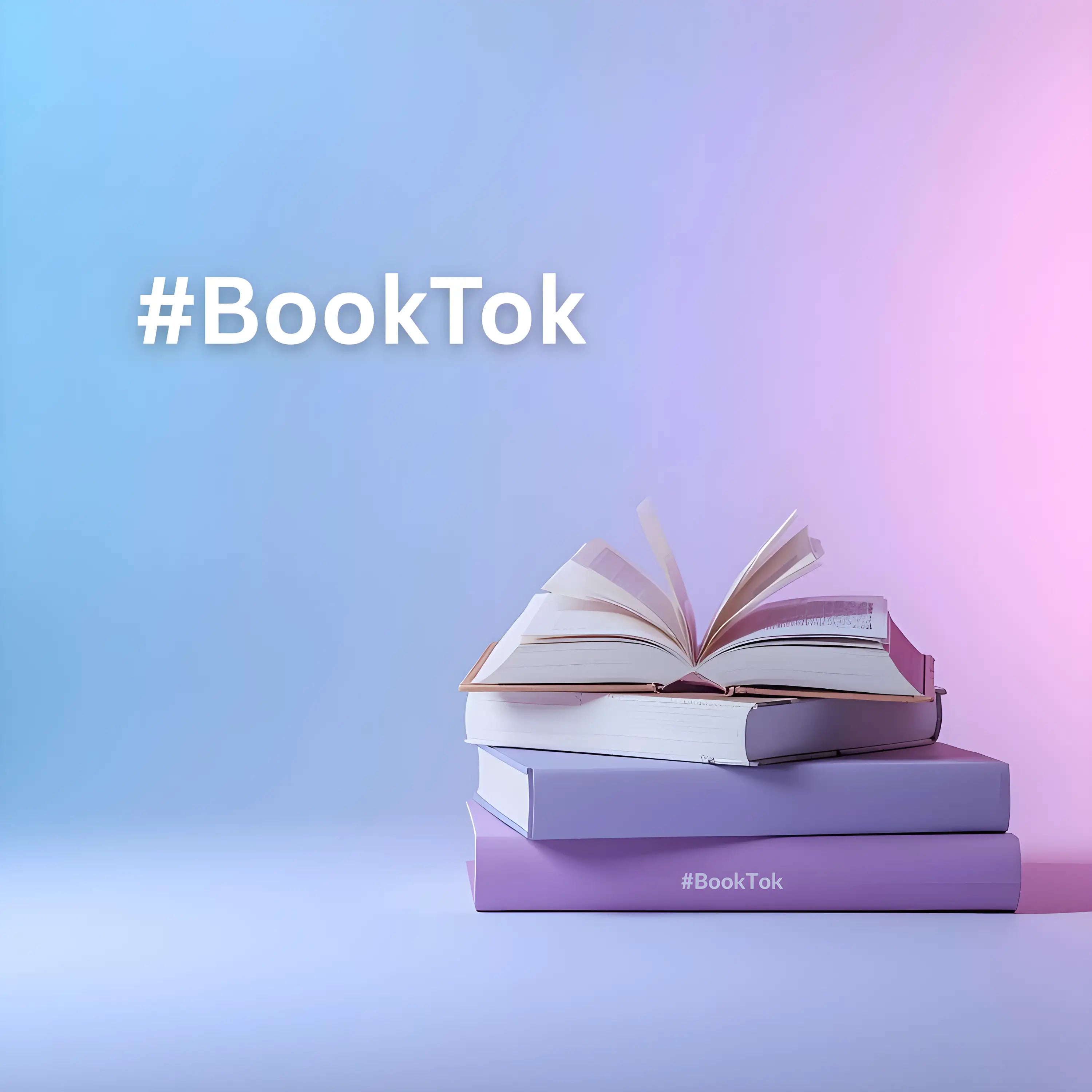 Ein Stapel von Büchern in Pastellfarben für die BookTok Trends und Bestseller Kollektion.
