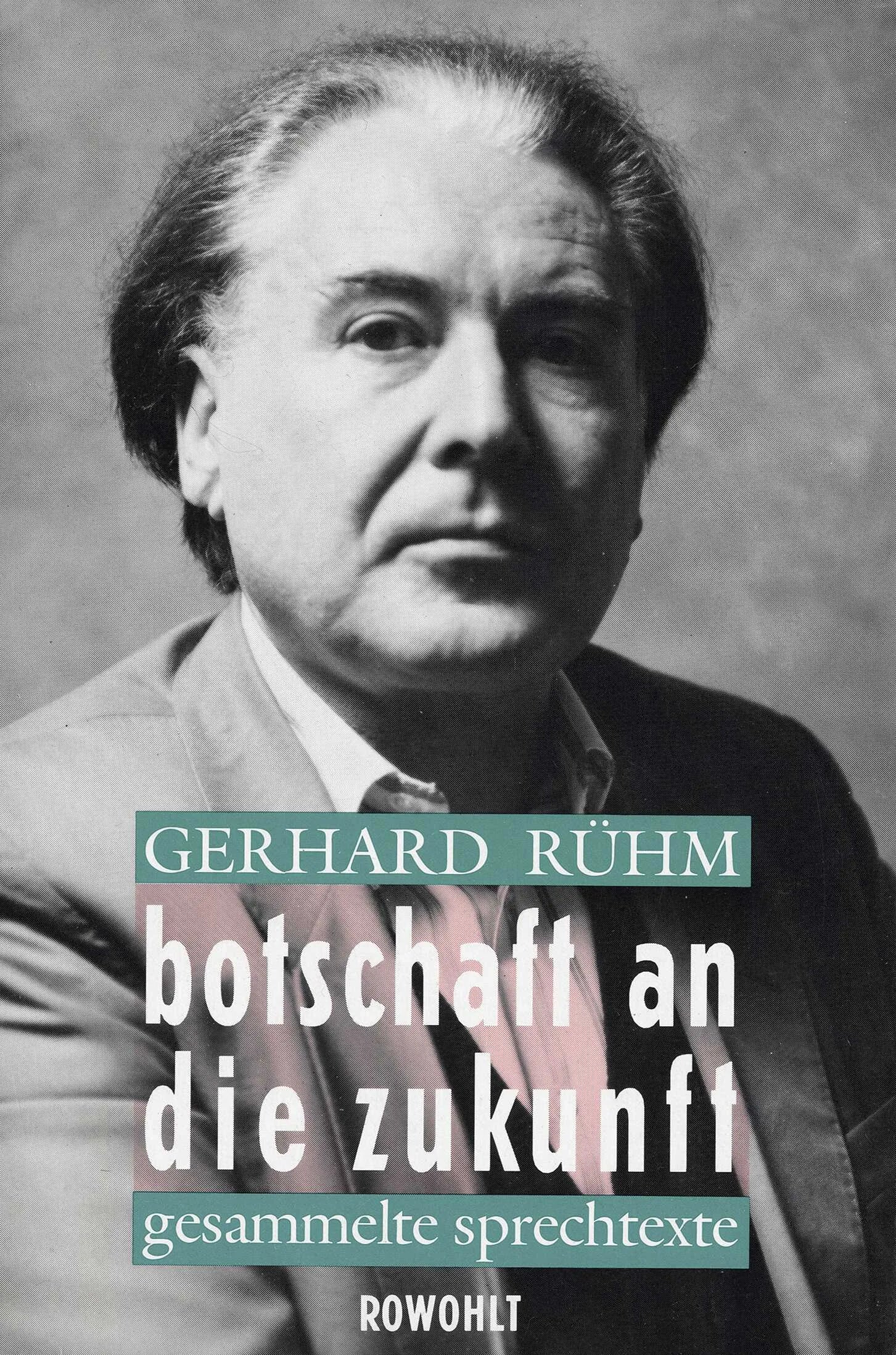 Buchcover von 'Botschaft an die Zukunft' - Taschenbuch von Gerhard Rühm