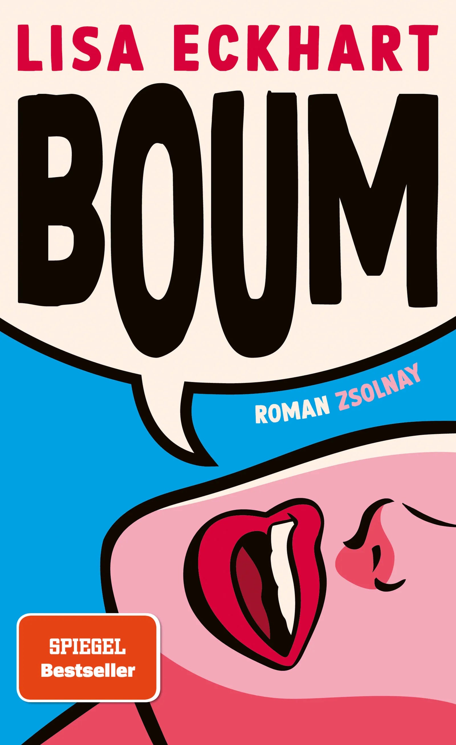 Buchcover von 'Boum' - Gebundene Ausgabe von Lisa Eckhart