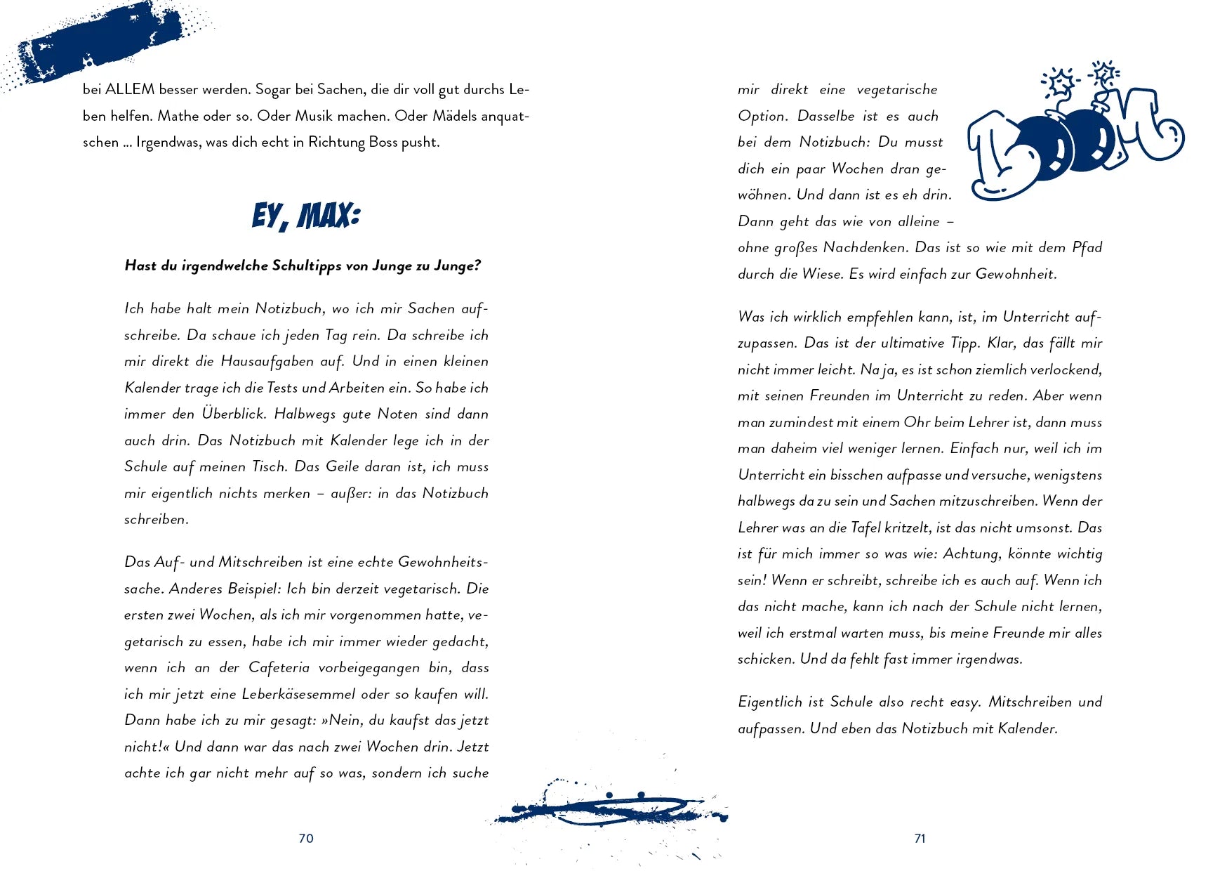 Innenansicht von 'Boys Up! Für Jungs' - Taschenbuch