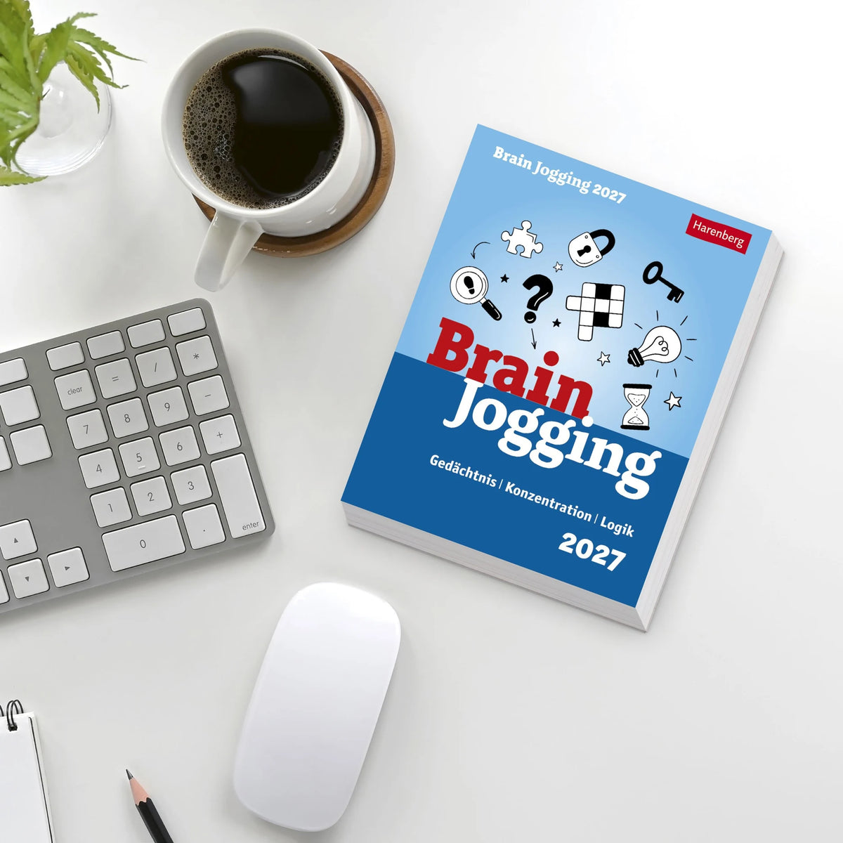 Brain Jogging Tagesabreißkalender 2027 - Gedächtnis, Konzentration, Logik – Ansicht