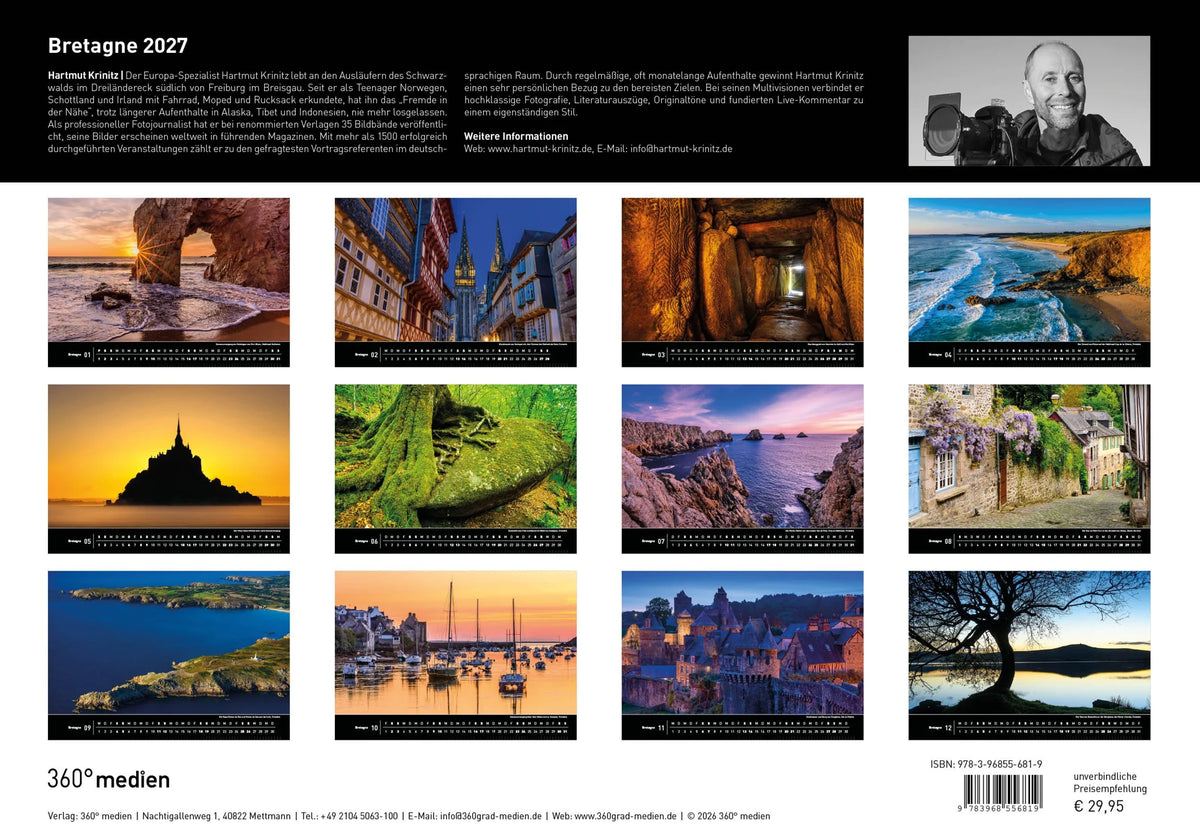 Bretagne Premiumkalender 2027 – Ansicht