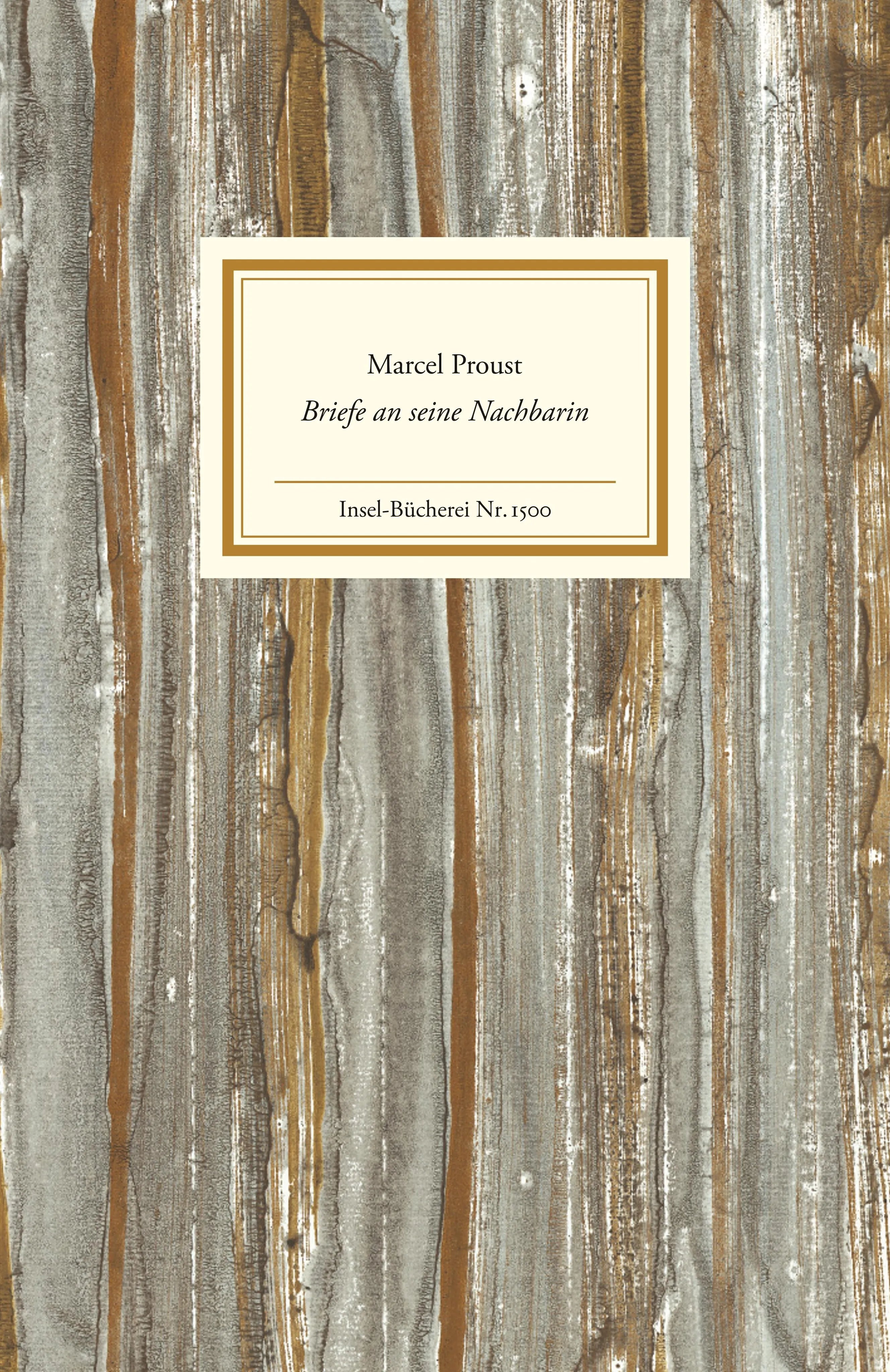 Buchcover von 'Briefe an seine Nachbarin' - Gebundene Ausgabe von Marcel Proust