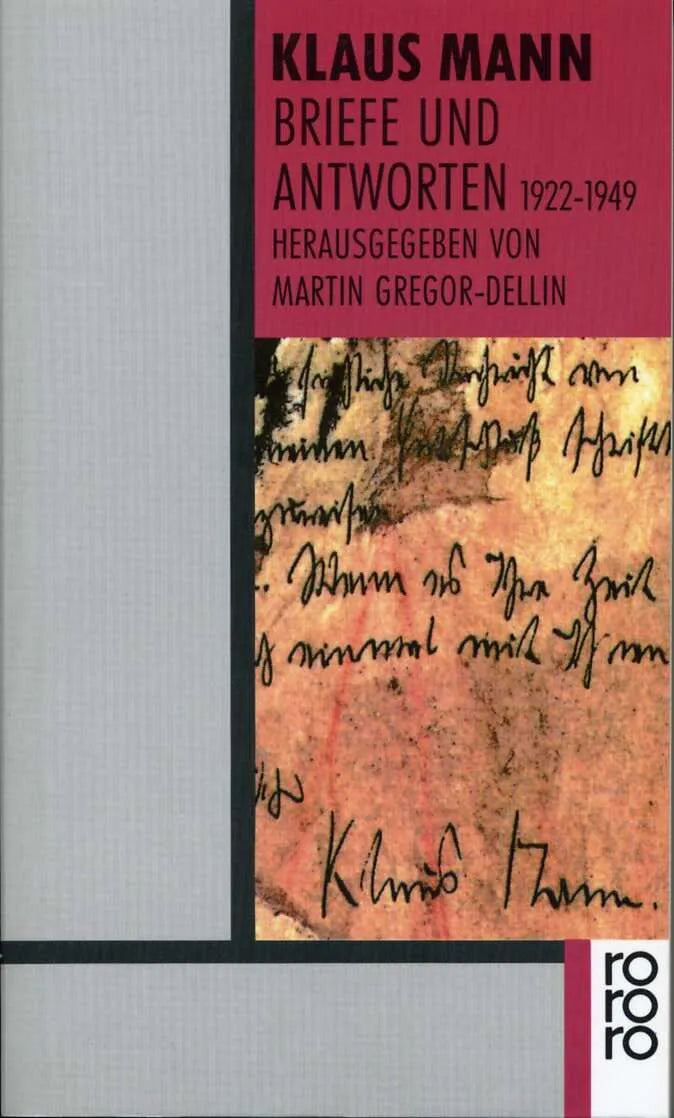 Buchcover von 'Briefe und Antworten 1922-1949' - Taschenbuch von Klaus Mann