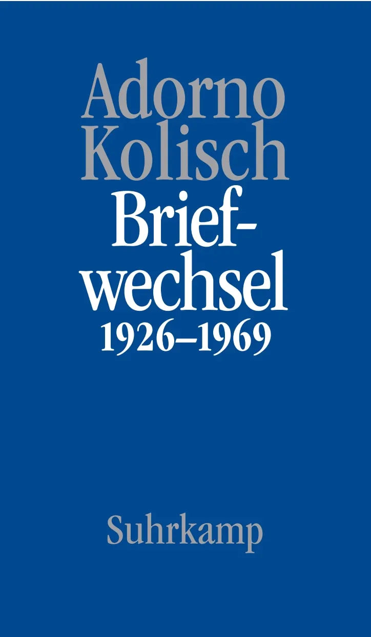 Buchcover von 'Briefe und Briefwechsel' - Gebundene Ausgabe von Theodor W. Adorno