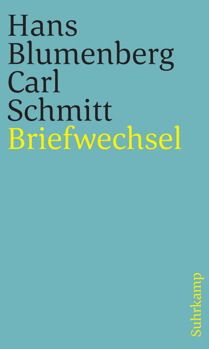 Buchcover von 'Briefwechsel 1971-1978' - Taschenbuch von Hans Blumenberg