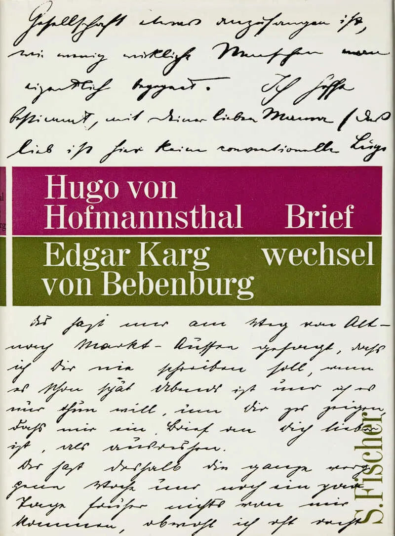 Buchcover von 'Briefwechsel' - Gebundene Ausgabe von Hugo von Hofmannsthal