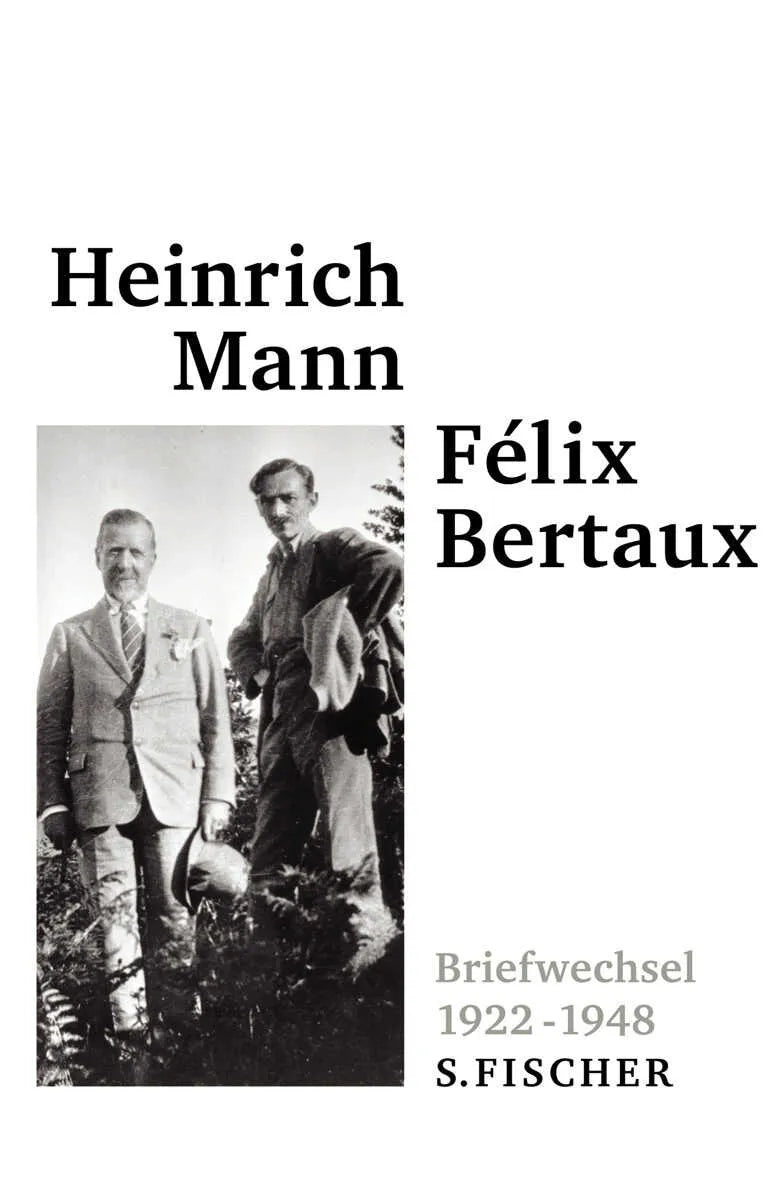 Buchcover von 'Briefwechsel mit Félix Bertaux' - Gebundene Ausgabe von Heinrich Mann