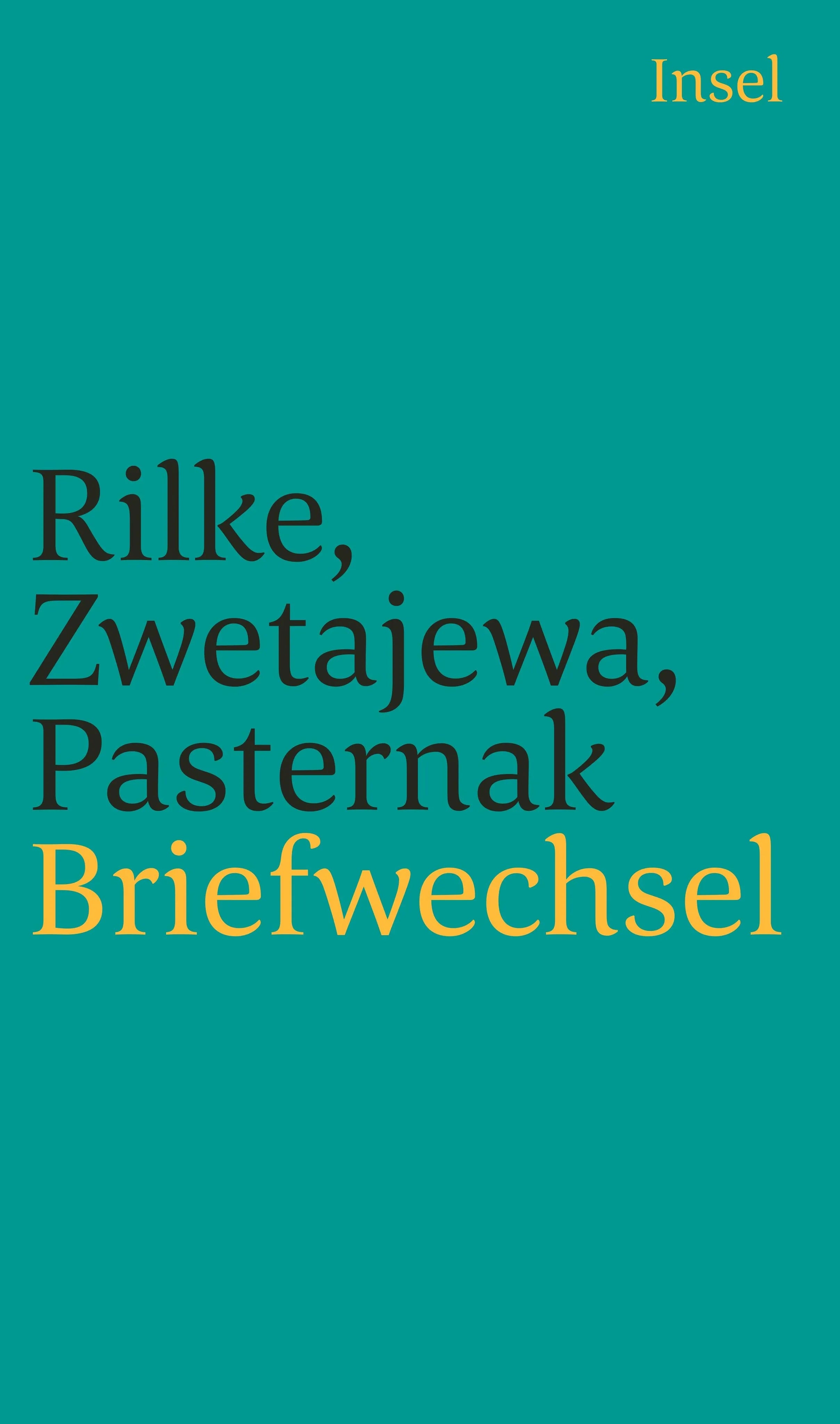 Buchcover von 'Briefwechsel' - Taschenbuch von Boris Pasternak