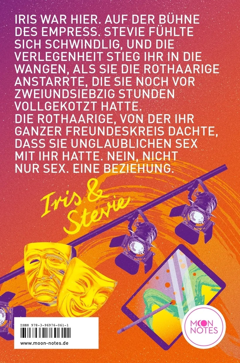 Buchrückseite von 'Bright Falls 3. Iris Kelly Doesn't Date' mit Klappentext - Paperback