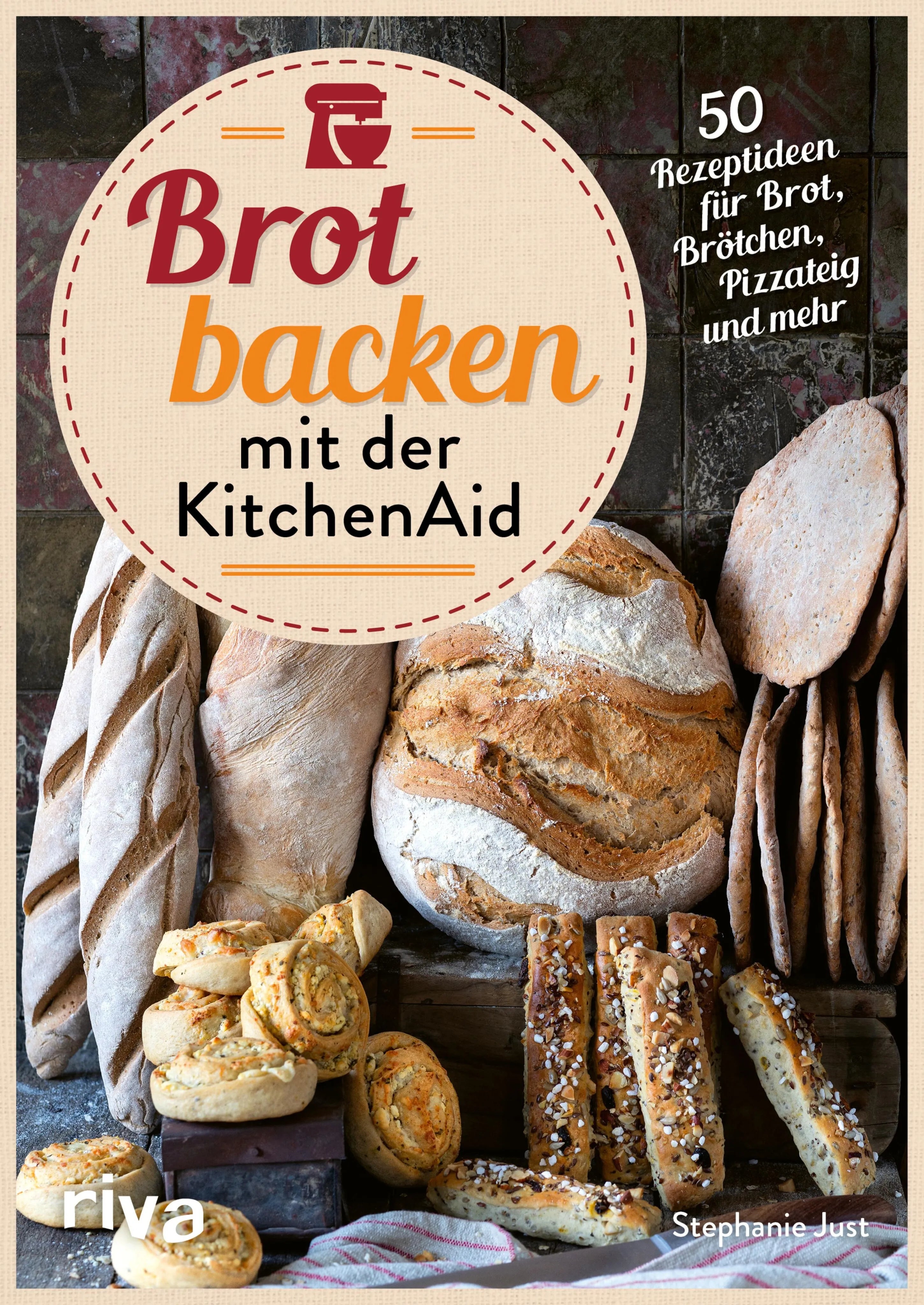 Cover: Brot backen mit der KitchenAid (E-Book) von Stephanie Just