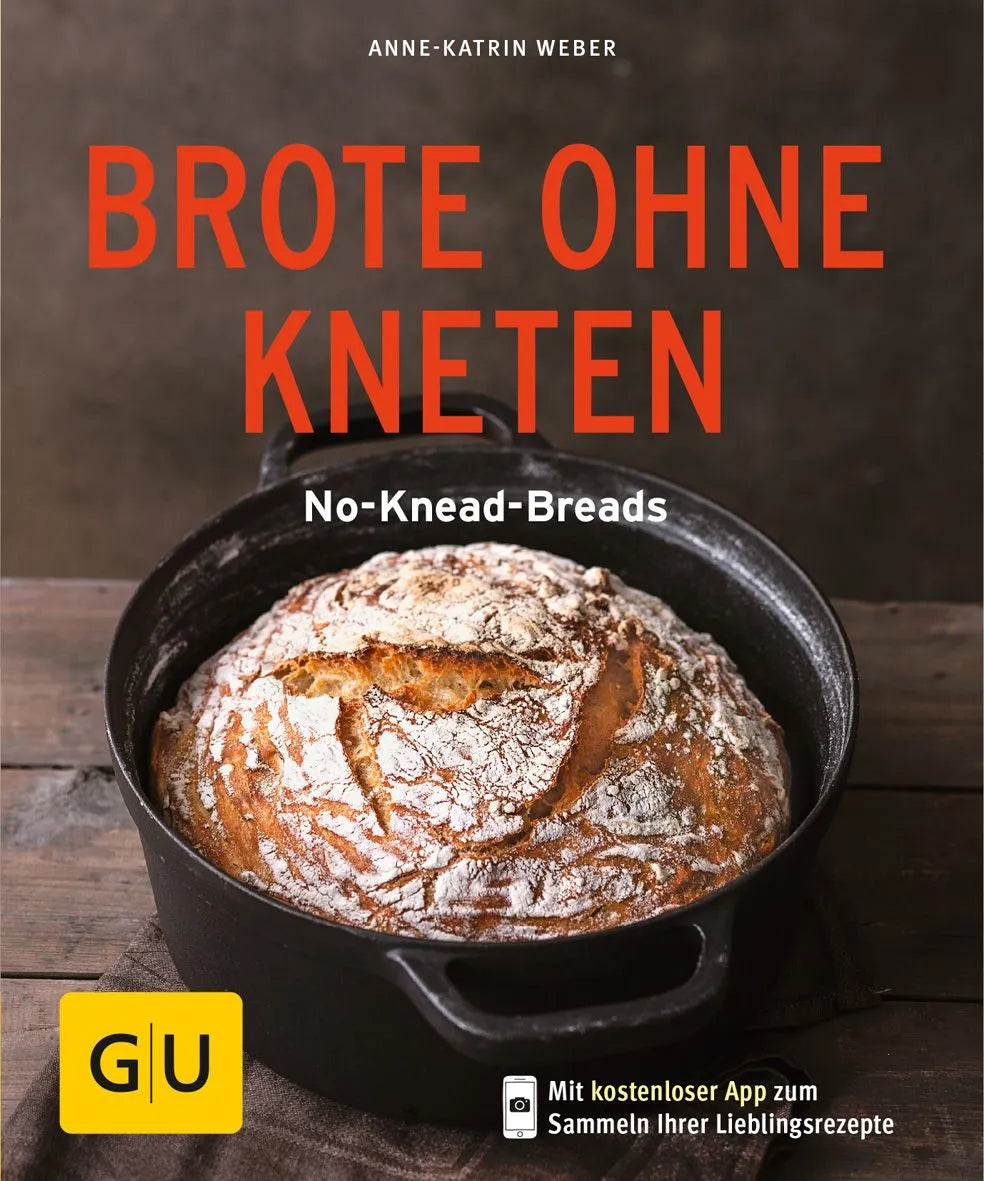 Cover: Brote ohne Kneten (Paperback) von Anne-Katrin Weber