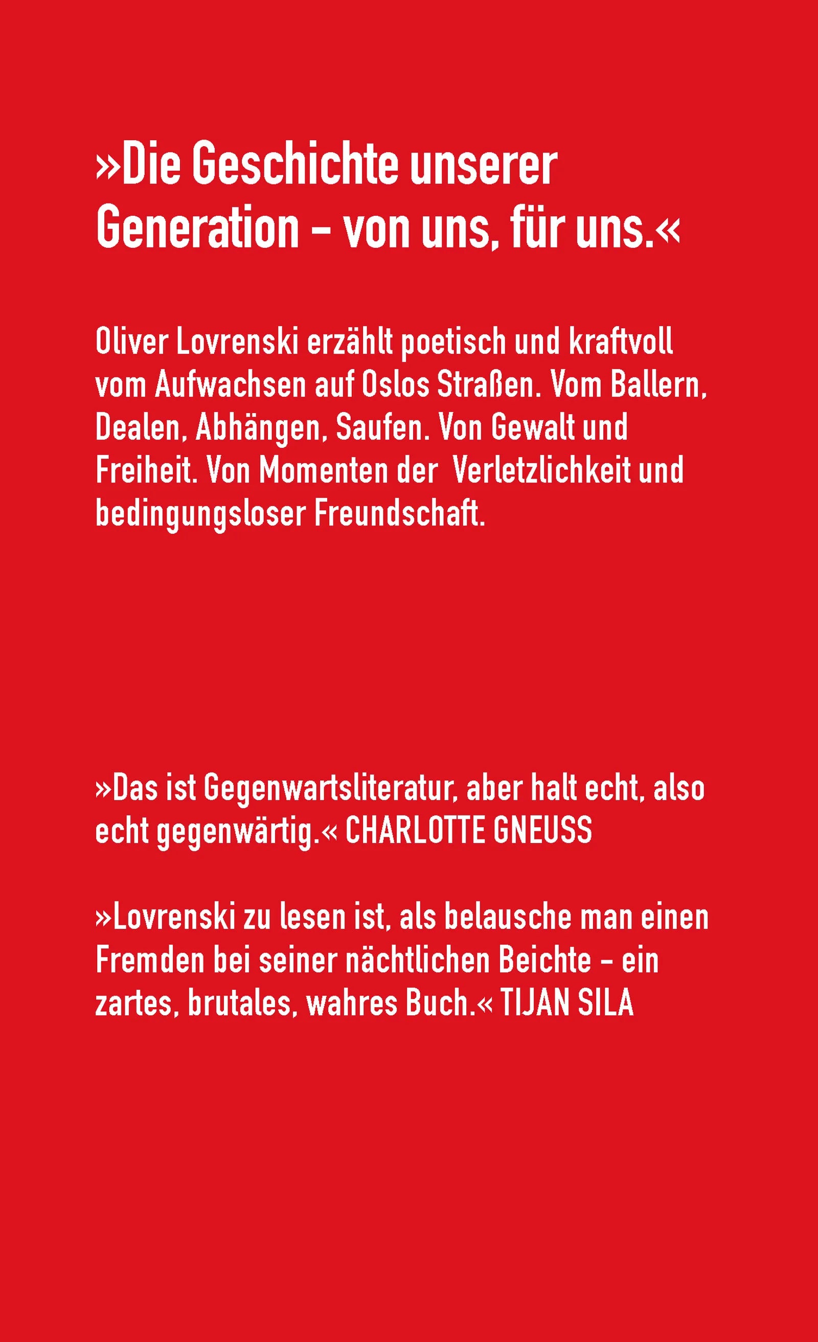 Oliver Lovrenski - bruder, wenn wir nicht family sind, wer dann