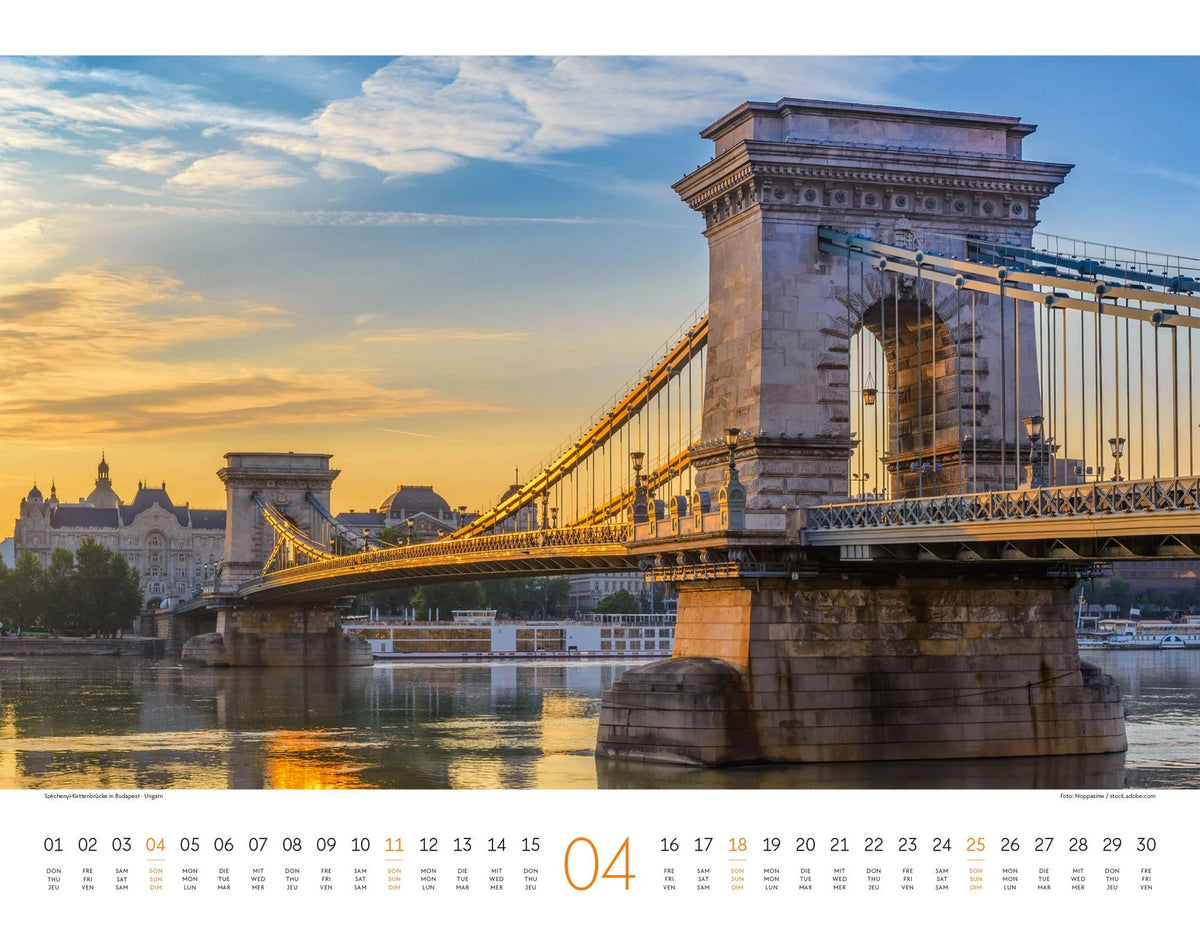 Brücken Kalender 2027 – Ansicht