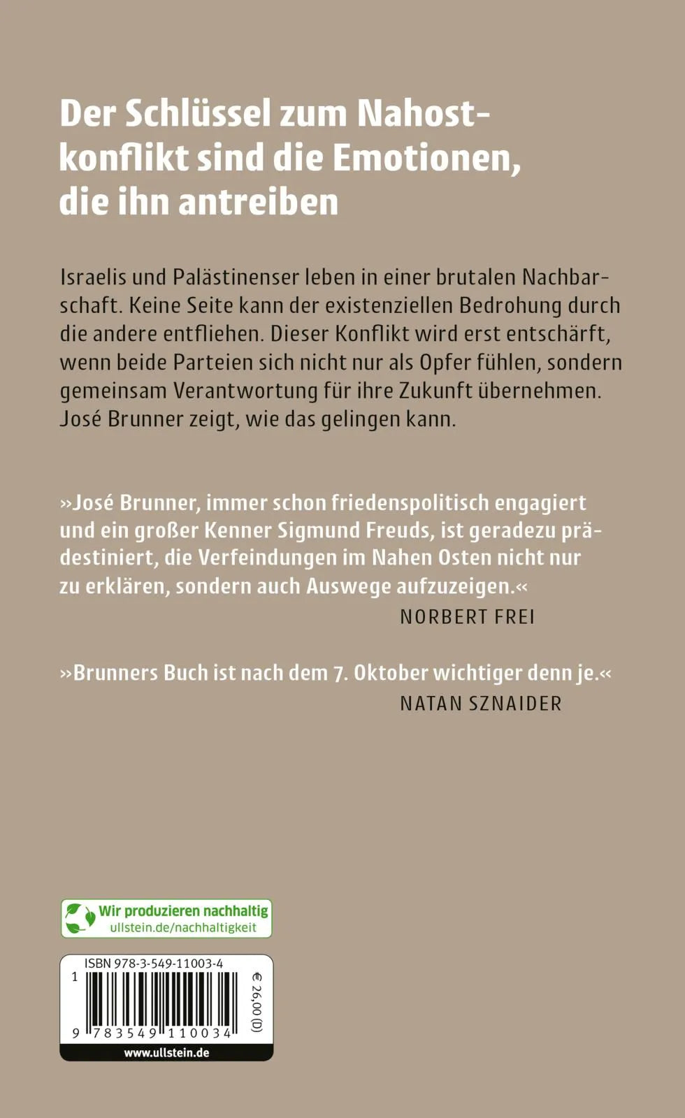 Buchrückseite von 'Brutale Nachbarn' mit Klappentext - Gebundene Ausgabe