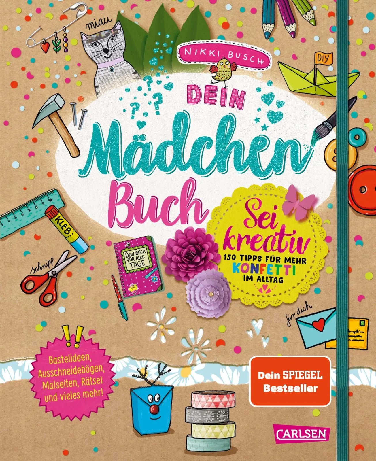Buchcover von '#buch4you: Dein Mädchenbuch: Sei kreativ' - Taschenbuch von Nikki Busch