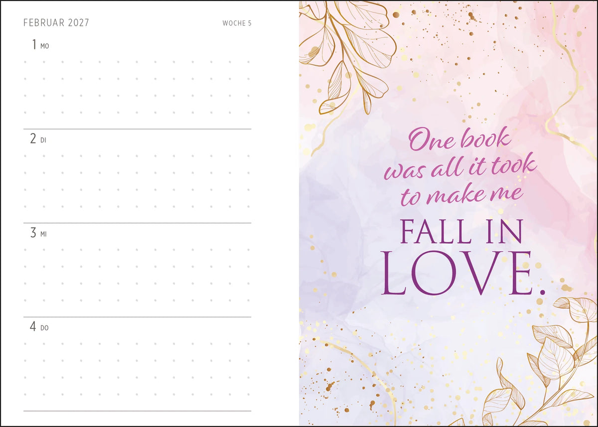Buchkalender 2027: In my Romance Era – Ansicht