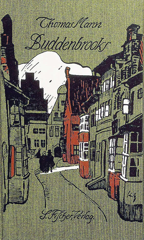 Buchcover von 'Buddenbrooks' - Gebundene Ausgabe von Thomas Mann