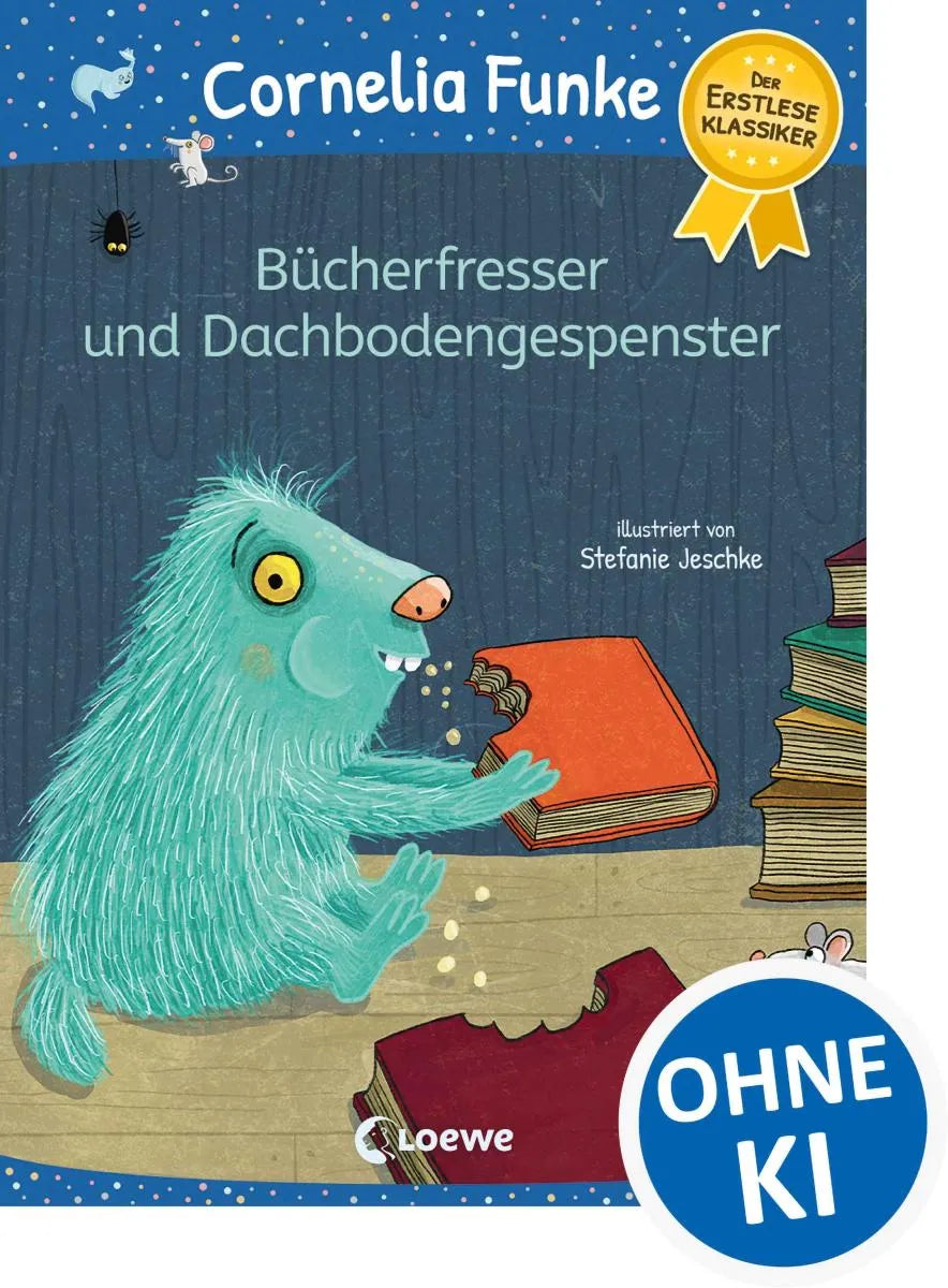 Cover: Bücherfresser und Dachbodengespenster (E-Book) von Cornelia Funke