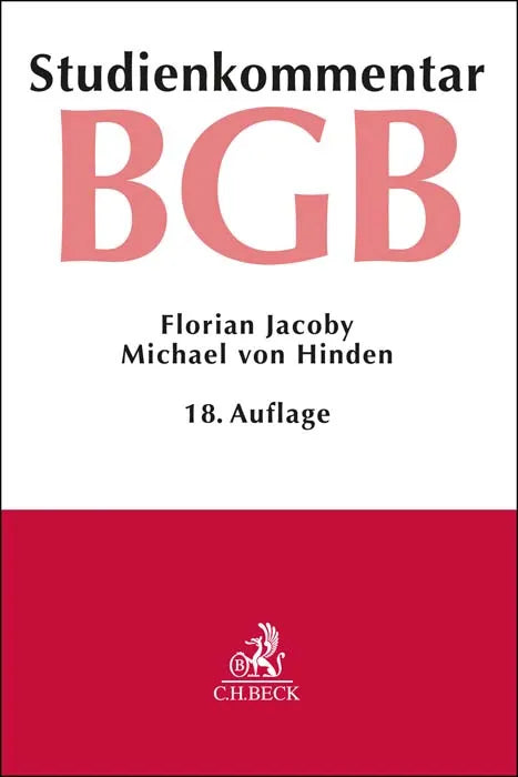 Buchcover von 'Bürgerliches Gesetzbuch. BGB' - Taschenbuch von Florian Jacoby