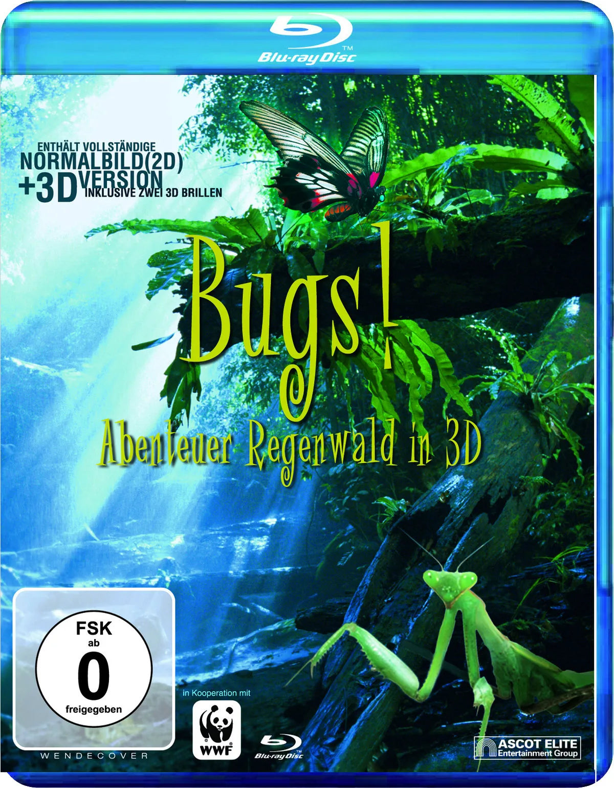 Bugs! Abenteuer im Regenwald in 3D - Blu-ray Disc