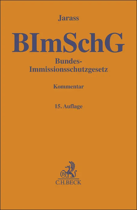 Buchcover von 'Bundes-Immissionsschutzgesetz. BImSchG' - Gebundene Ausgabe von Hans D. Jarass