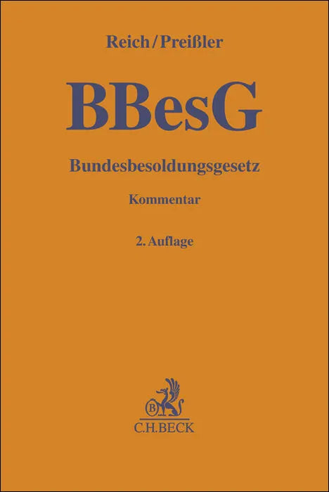 Buchcover von 'Bundesbesoldungsgesetz. BBesG' - Gebundene Ausgabe von Andreas Reich