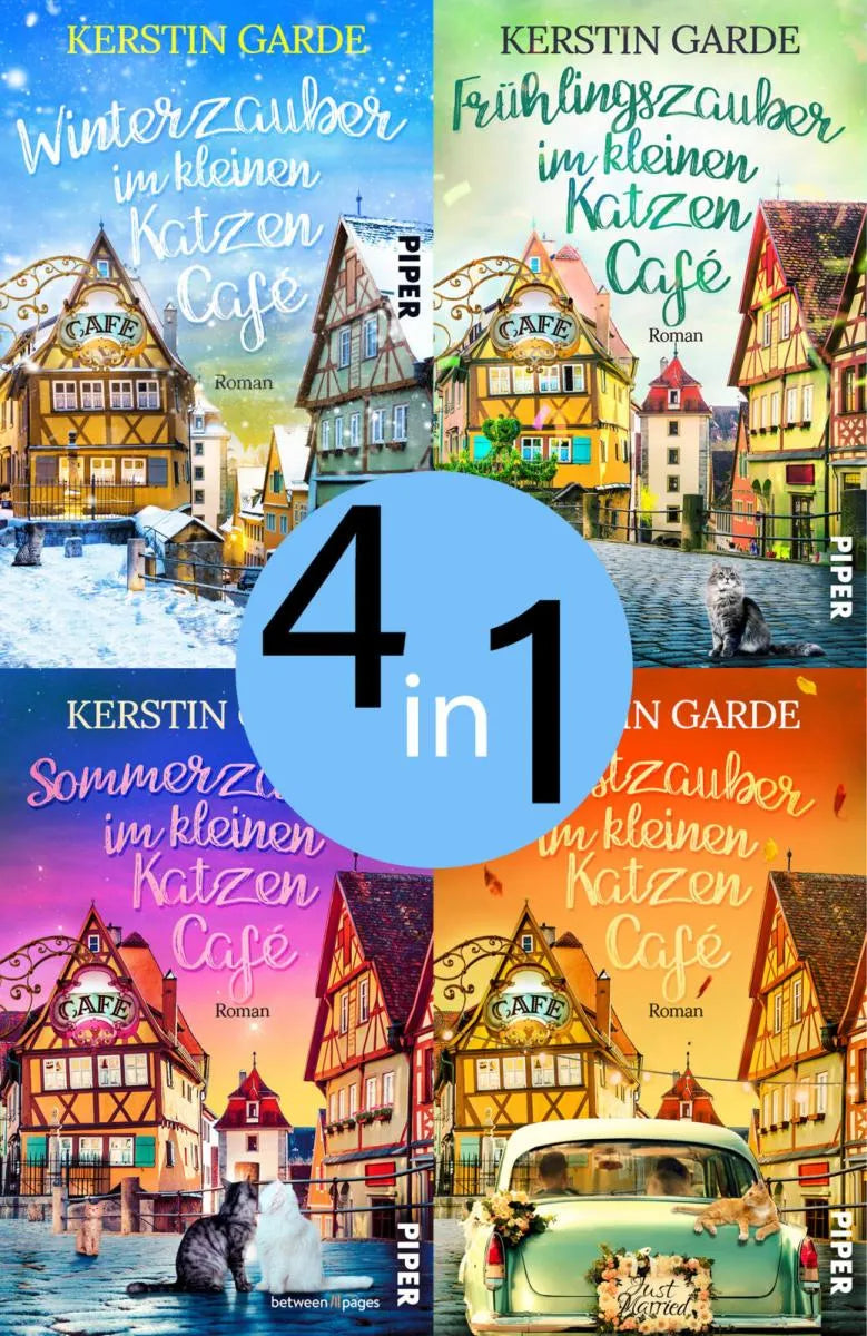 Cover: Bundle: Das kleine Katzencafe im Lauf der Jahreszeiten (E-Book) von Kerstin Garde
