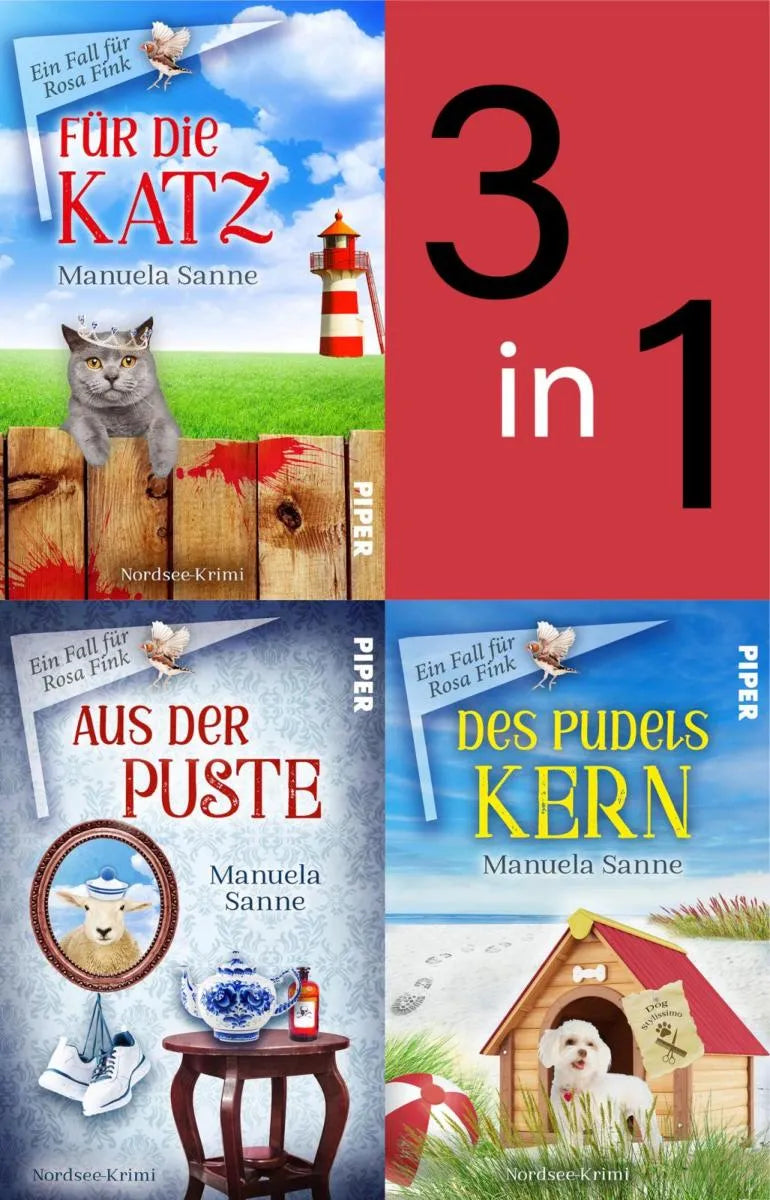 Cover: Bundle: Ein Fall für Rosa Fink 1-3 (E-Book) von Manuela Sanne