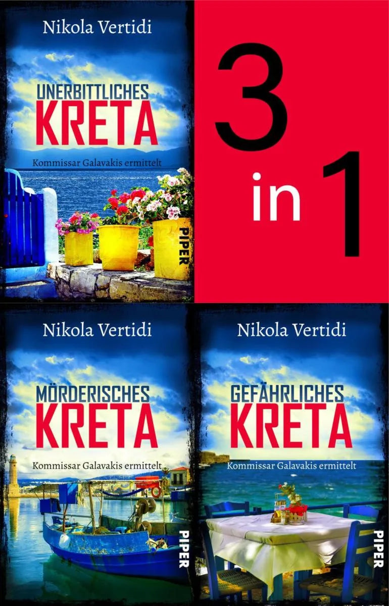 Cover: Bundle: Griechenland-Krimis Band 1-3 (E-Book) von Nikola Vertidi