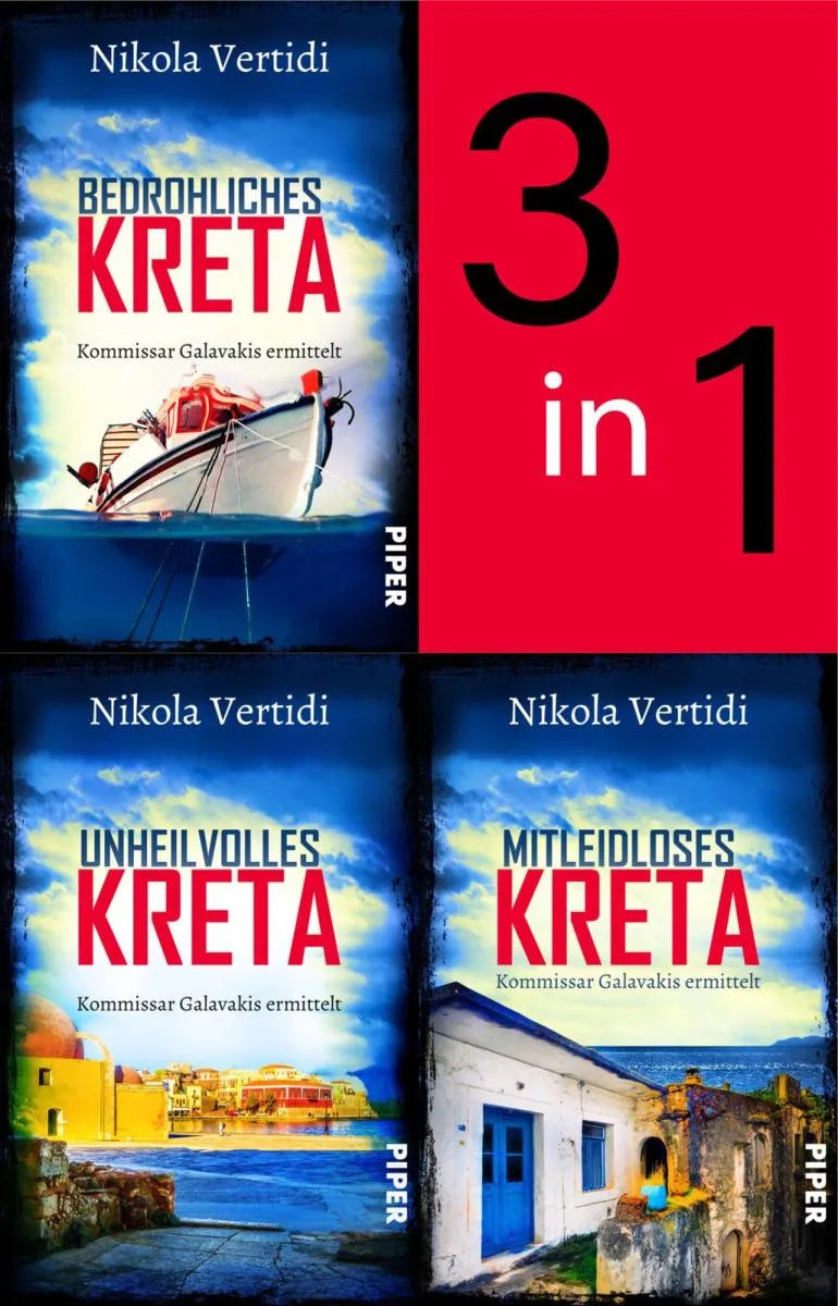 Cover: Bundle: Griechenland-Krimis Band 4-6 (E-Book) von Nikola Vertidi
